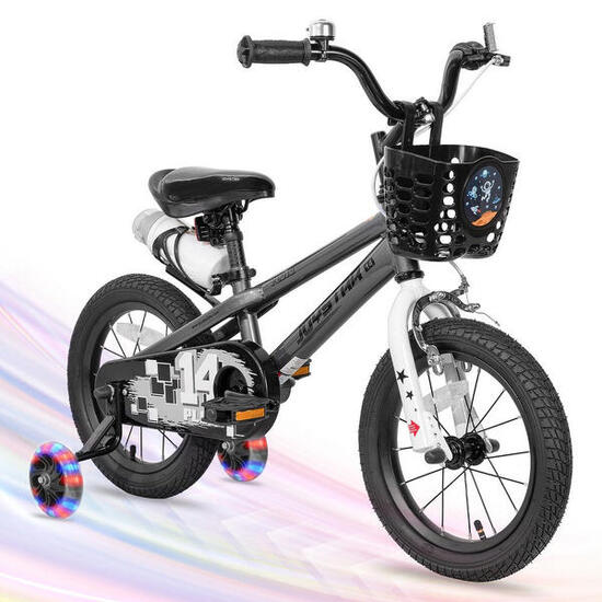 Vélo BMX enfant gar/fill 16" roulettes+gourde,4-7a Pluto