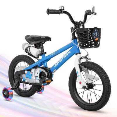 Jongens & meisjes bmx-kinderfiets 14" zijwieltjes, 3-5j pluto