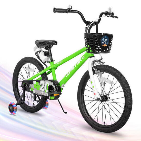Vélo BMX enfant gar/fill 18" roulettes,5-8a Pluto