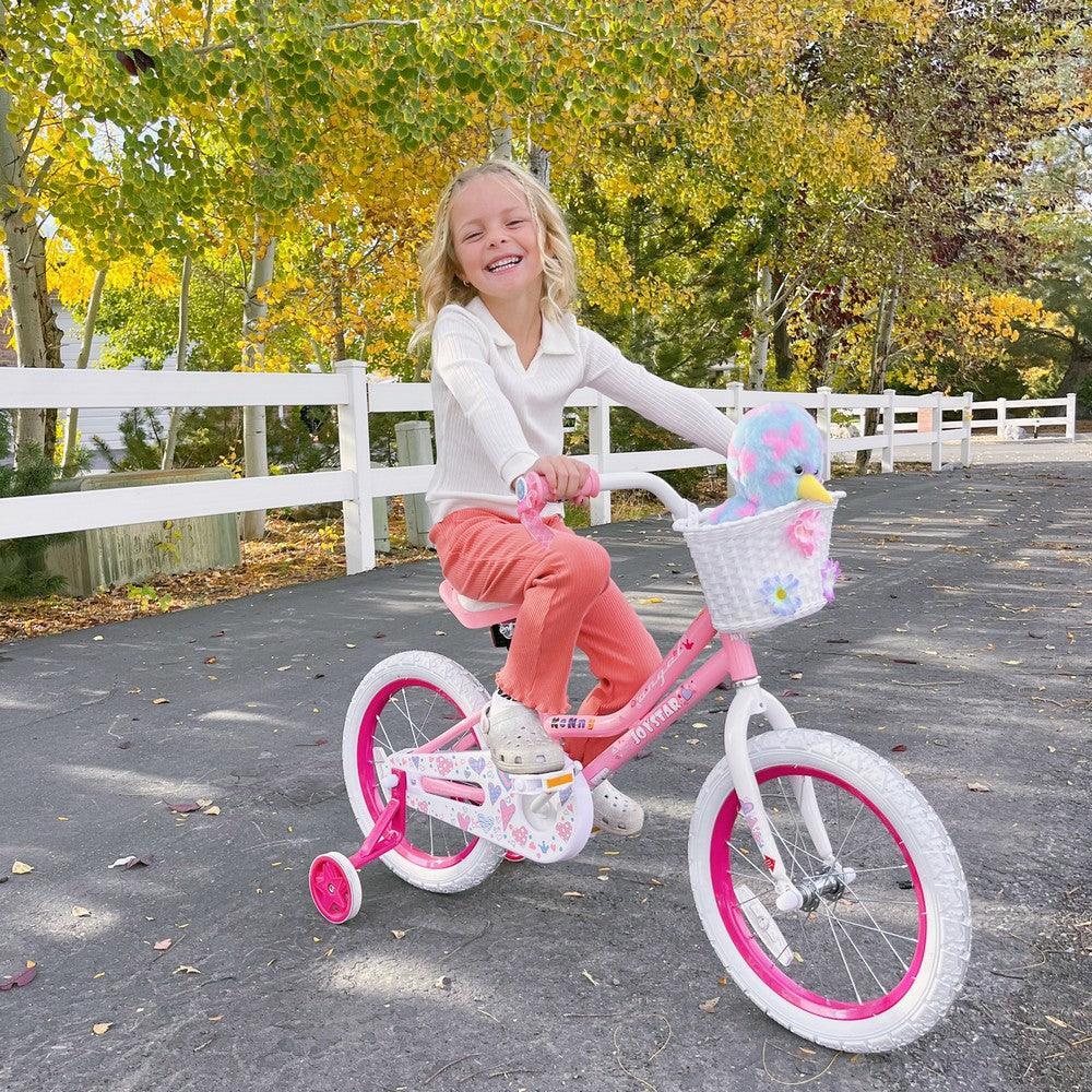 Fille vélo vélo enfant 16" roulettes+panier,4-7a 2/6