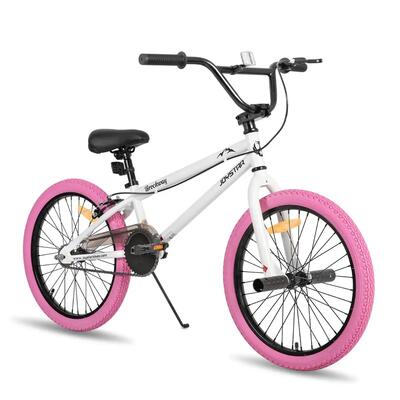 Jongen en meisje fiets bmx kinderfiets 20" freestyle,6-10j