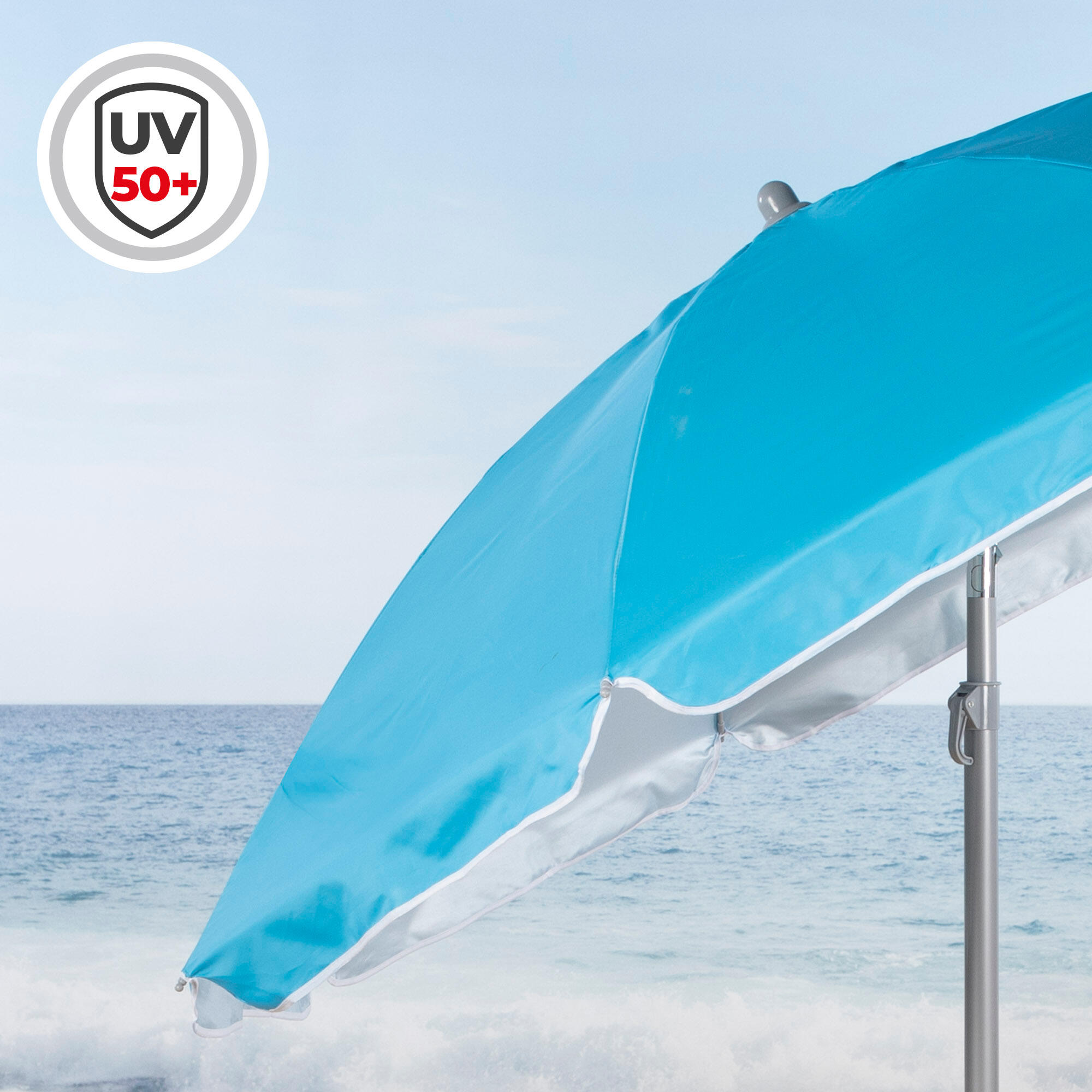 Parapluie de plage Ø180 cm inclinable avec protection UV50 Aktive 3/7