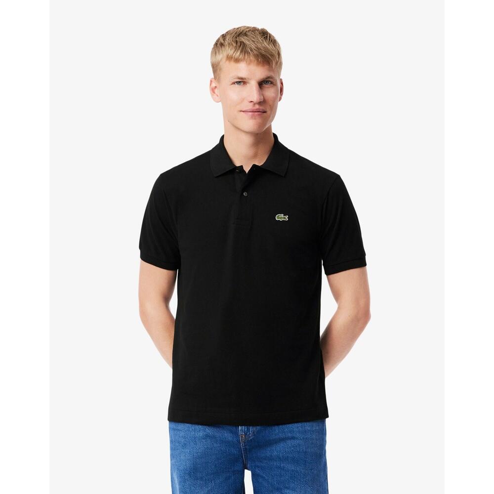Polo uomo lacoste nero 3/7