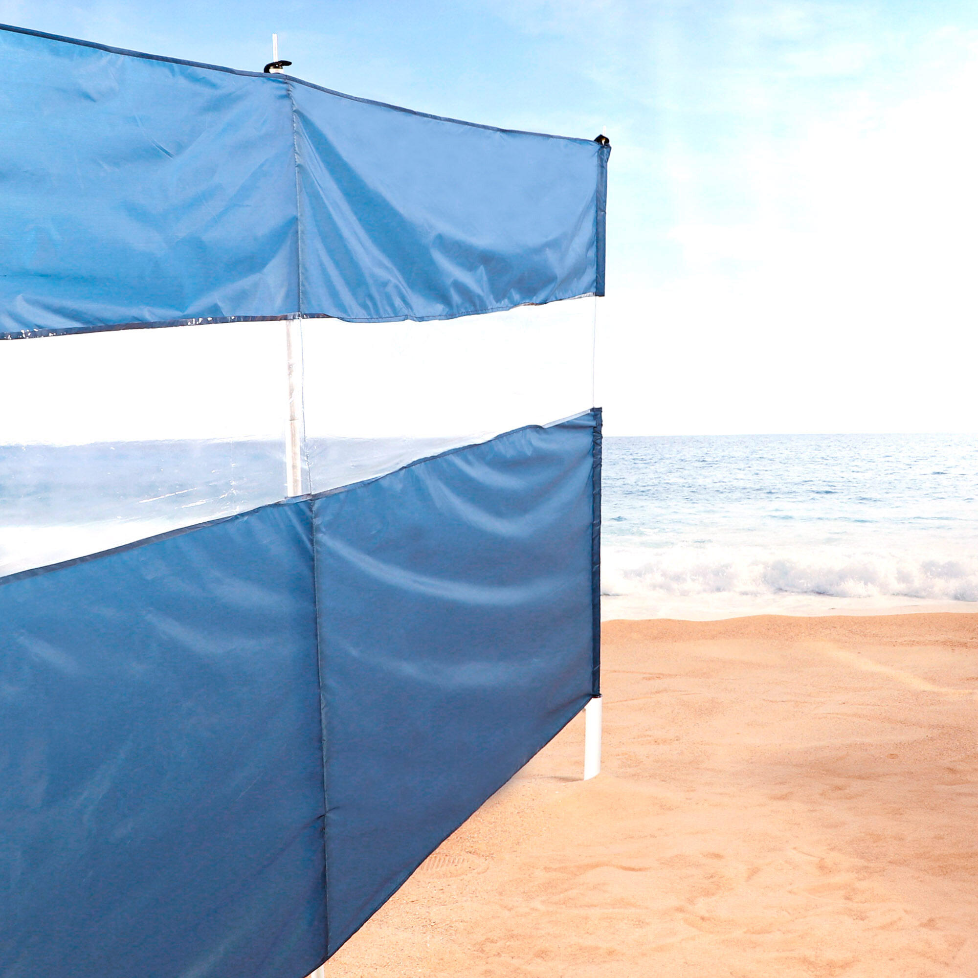 Aktive corta-vento de praia multiuso de 4 metros com vista panorâmica 2/7