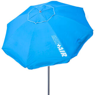 AKTIVE Aktive Ombrellone da spiaggia antivento con 8 stecche, 220 cm, blu