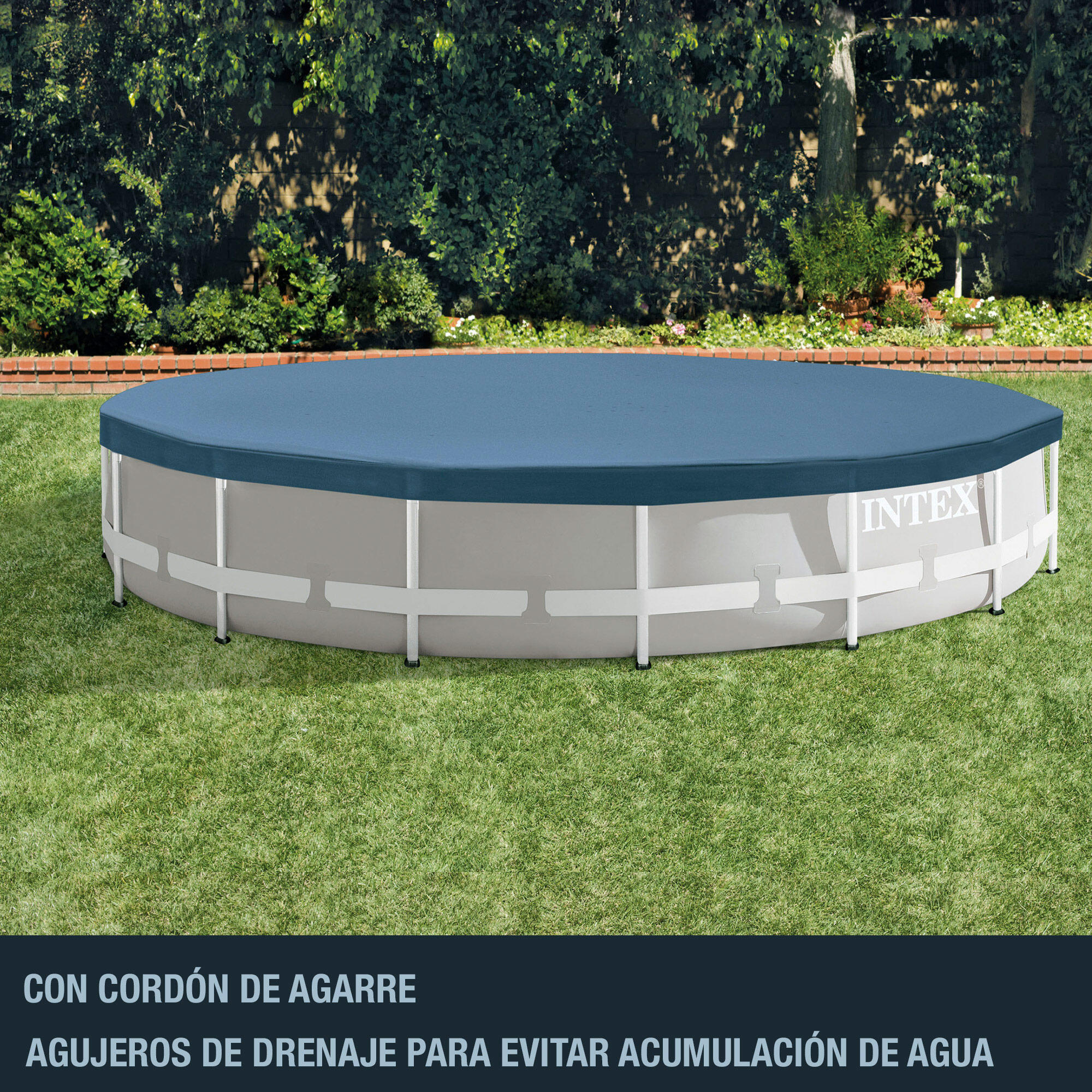 Intex 28032 - Copripiscina Metal / Prisma Frame Rotonda, 457 cm 5/7