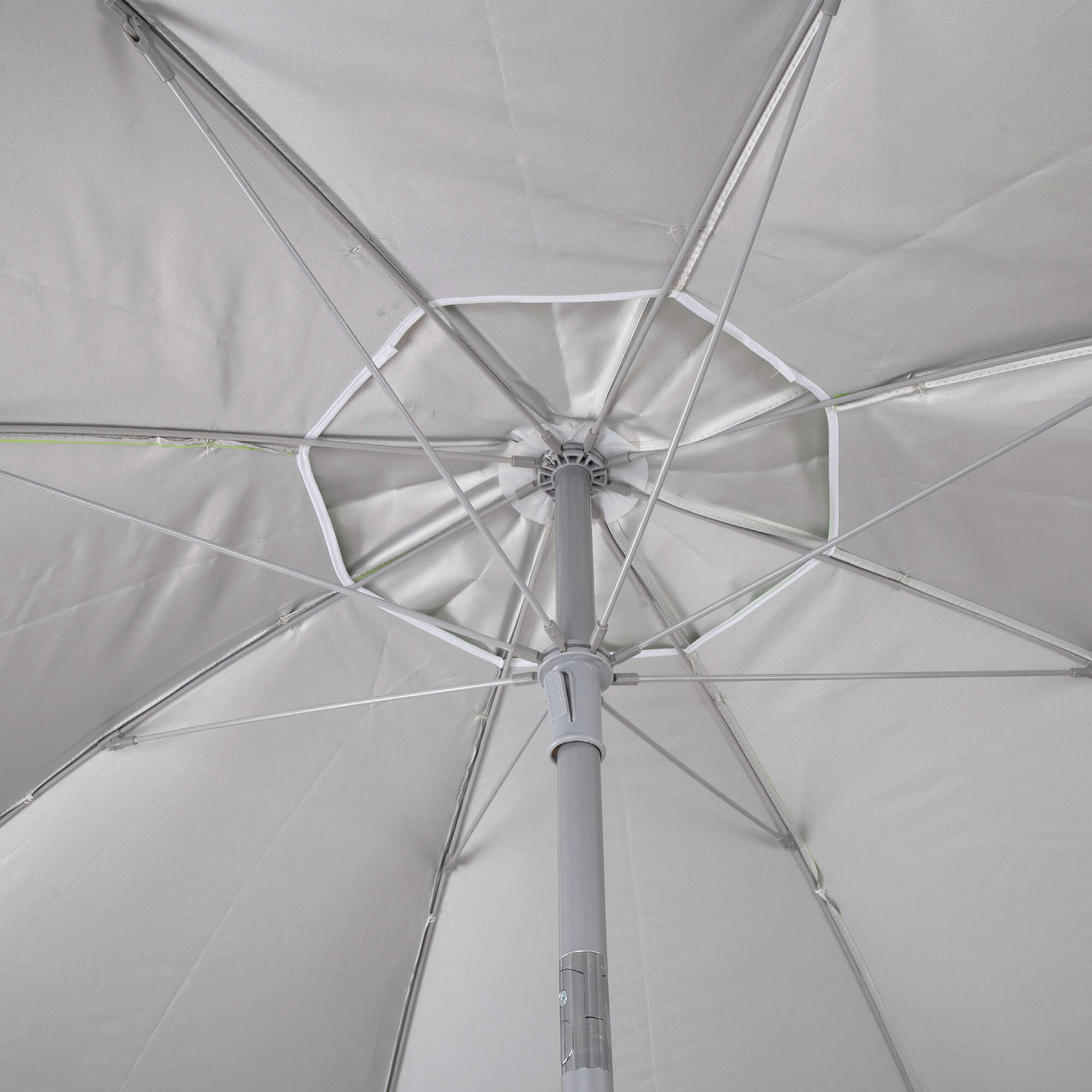 Aktive Parapluie de plage coupe-vent 8 mâts 220 cm bleu 6/7