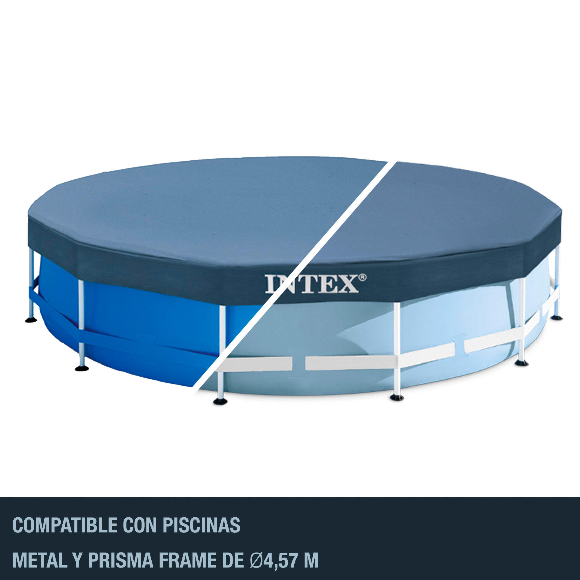 Intex 28032 - Copripiscina Metal / Prisma Frame Rotonda, 457 cm 7/7