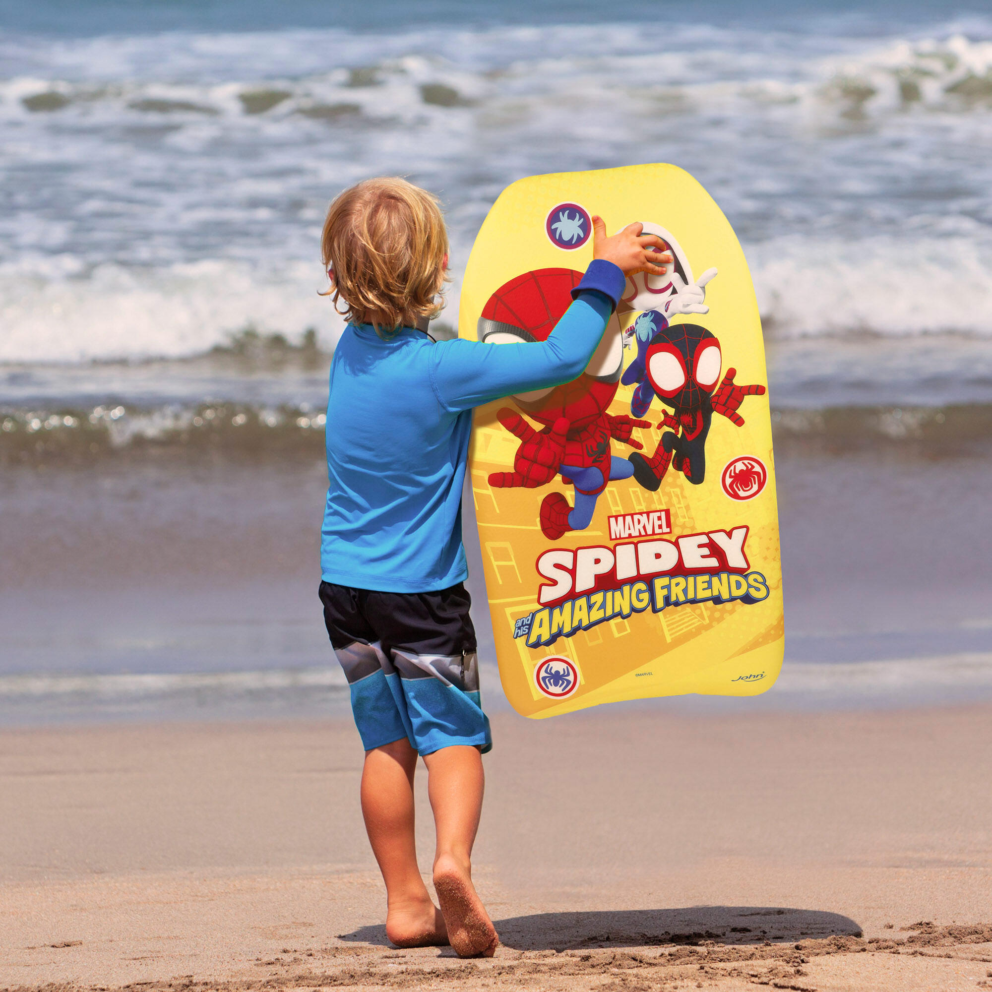 Prancha de bodyboard infantil Spidey de 82 cm 2/7