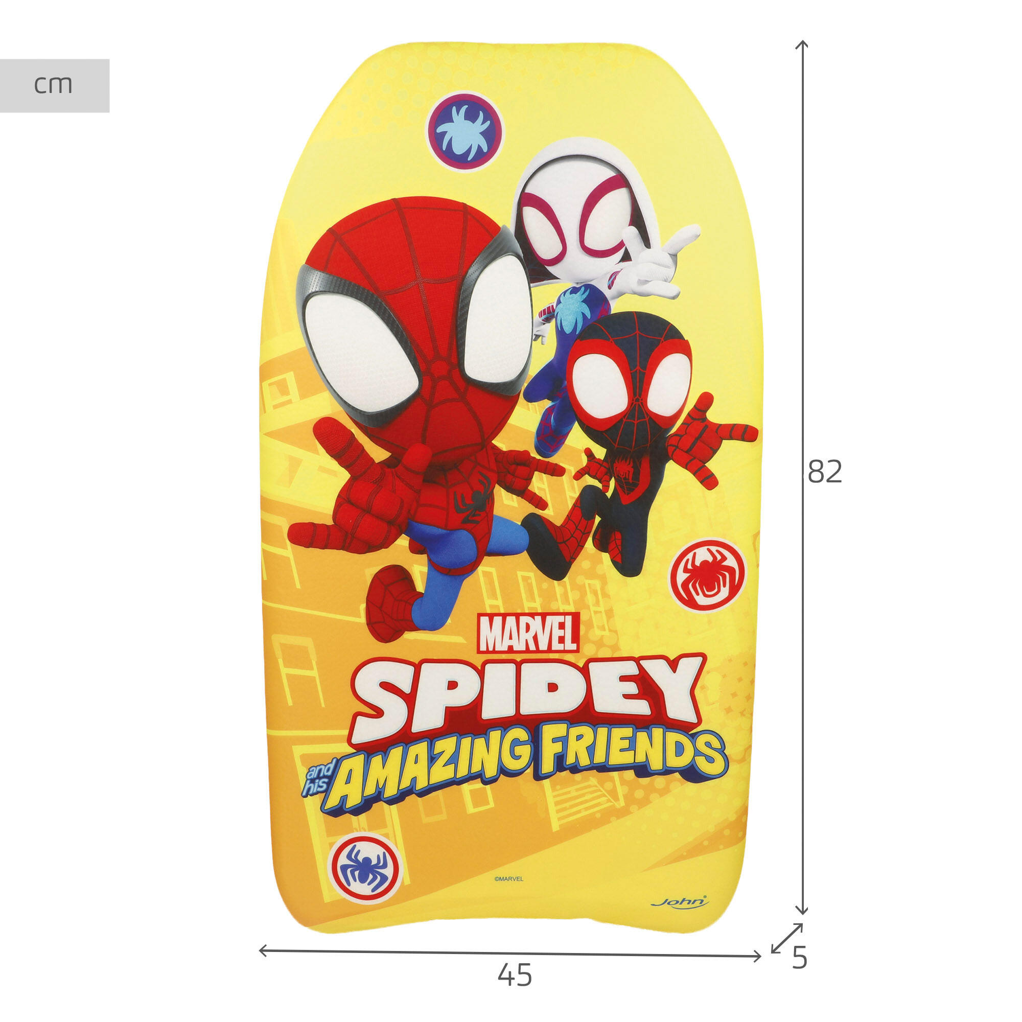 Prancha de bodyboard infantil Spidey de 82 cm 4/7