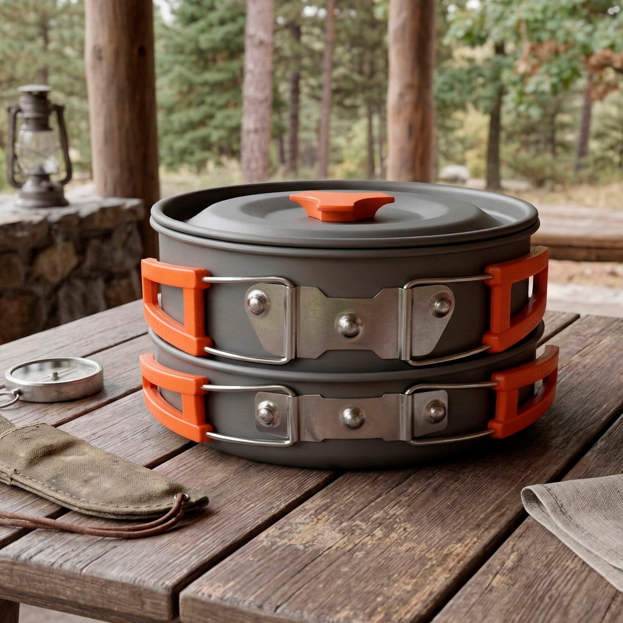 Conjunto de cozinha de acampamento Aktive 6/7