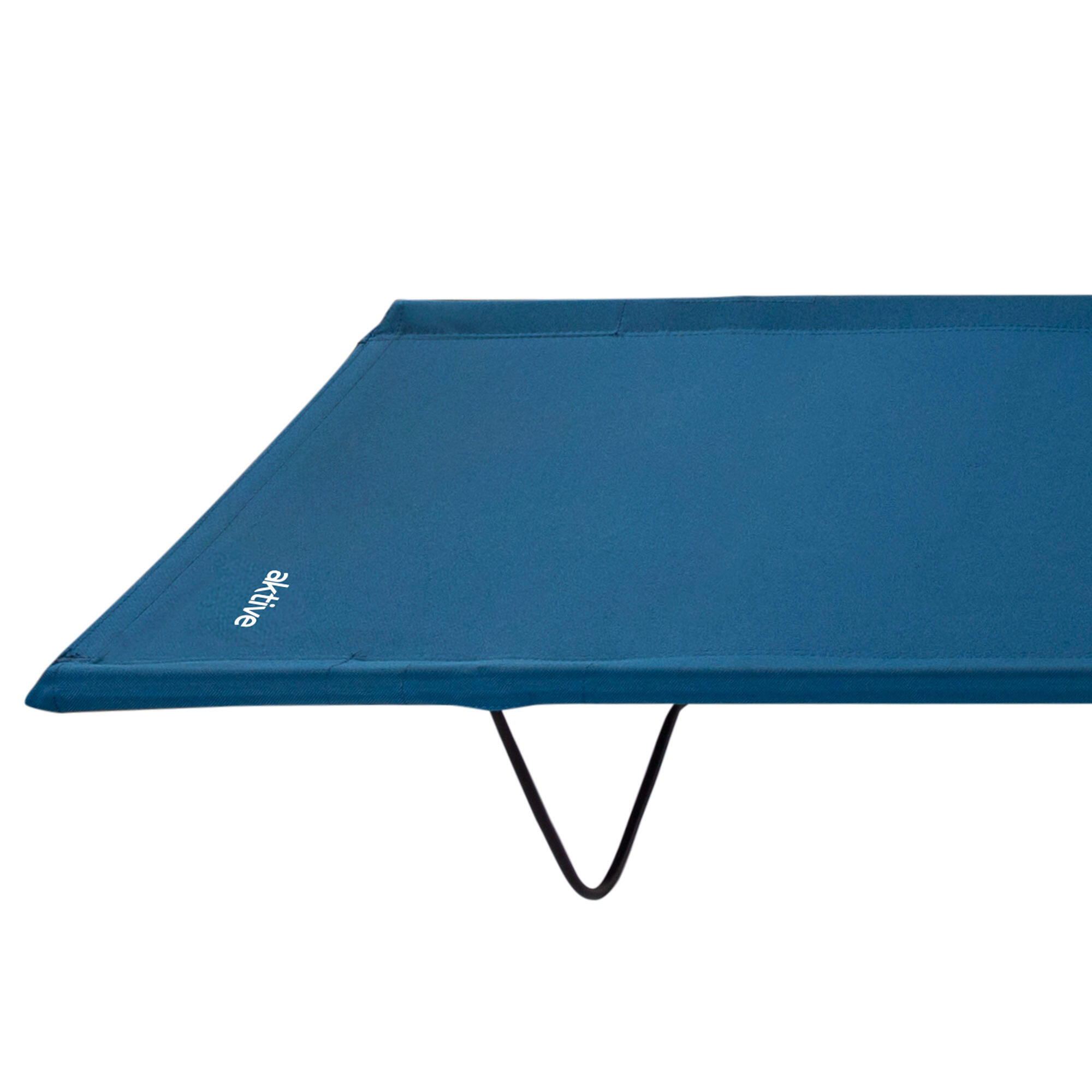Cama de acampamento dobrável azul Aktive 6/7