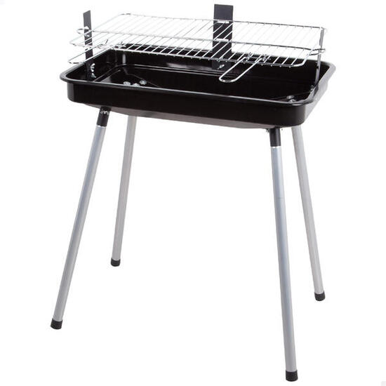 Aktive Barbecue portable au charbon de bois avec 2 niveaux de cuisson