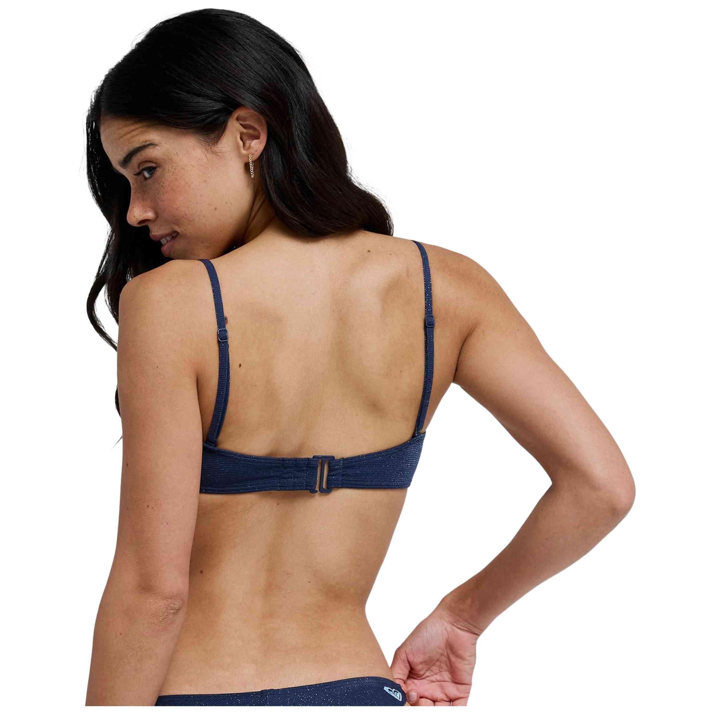 Top de bikini Bandeau ROXY SHINE BANDEAU Azul Mujer 5/5