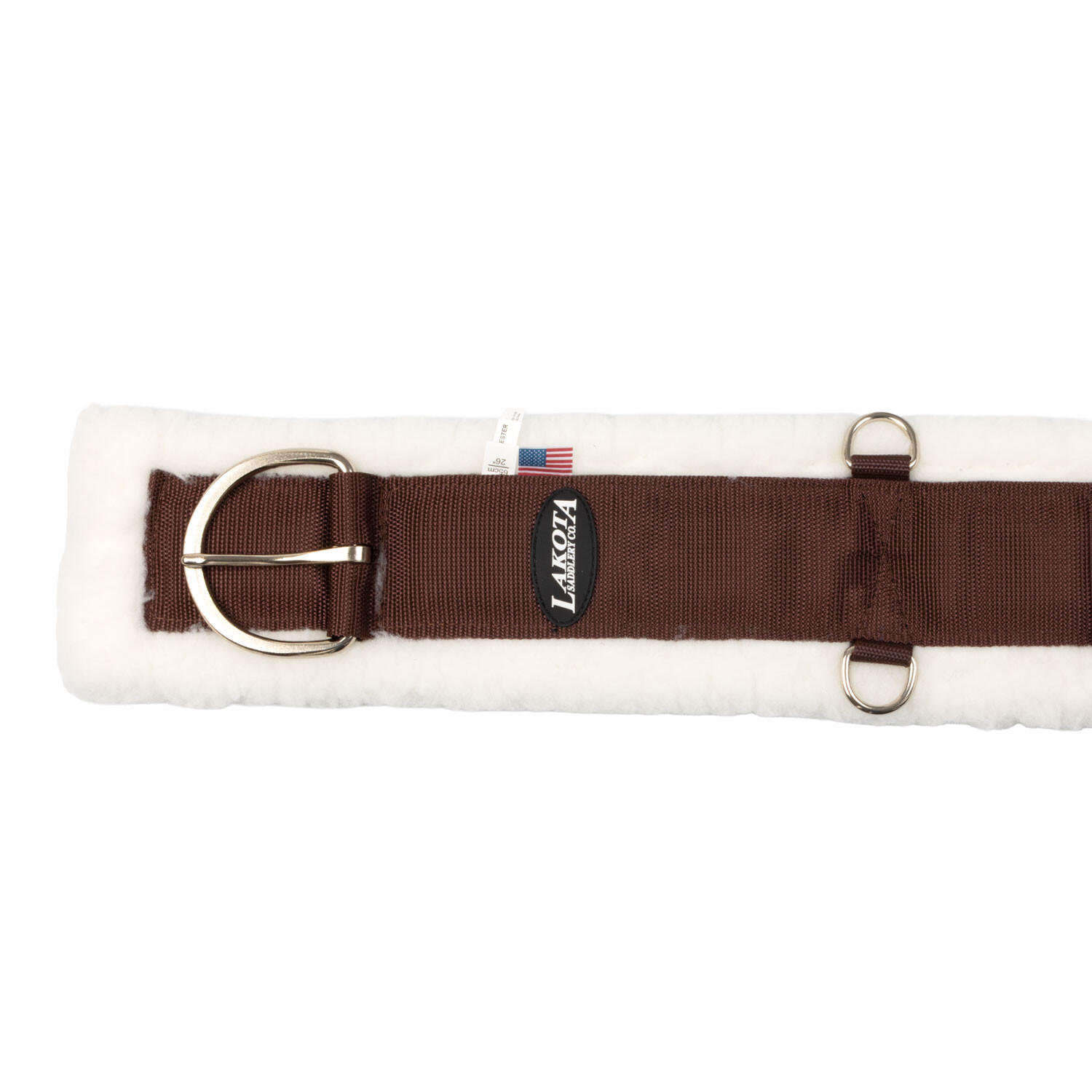 Barrigueira western em nylon e lã sintética 4/5