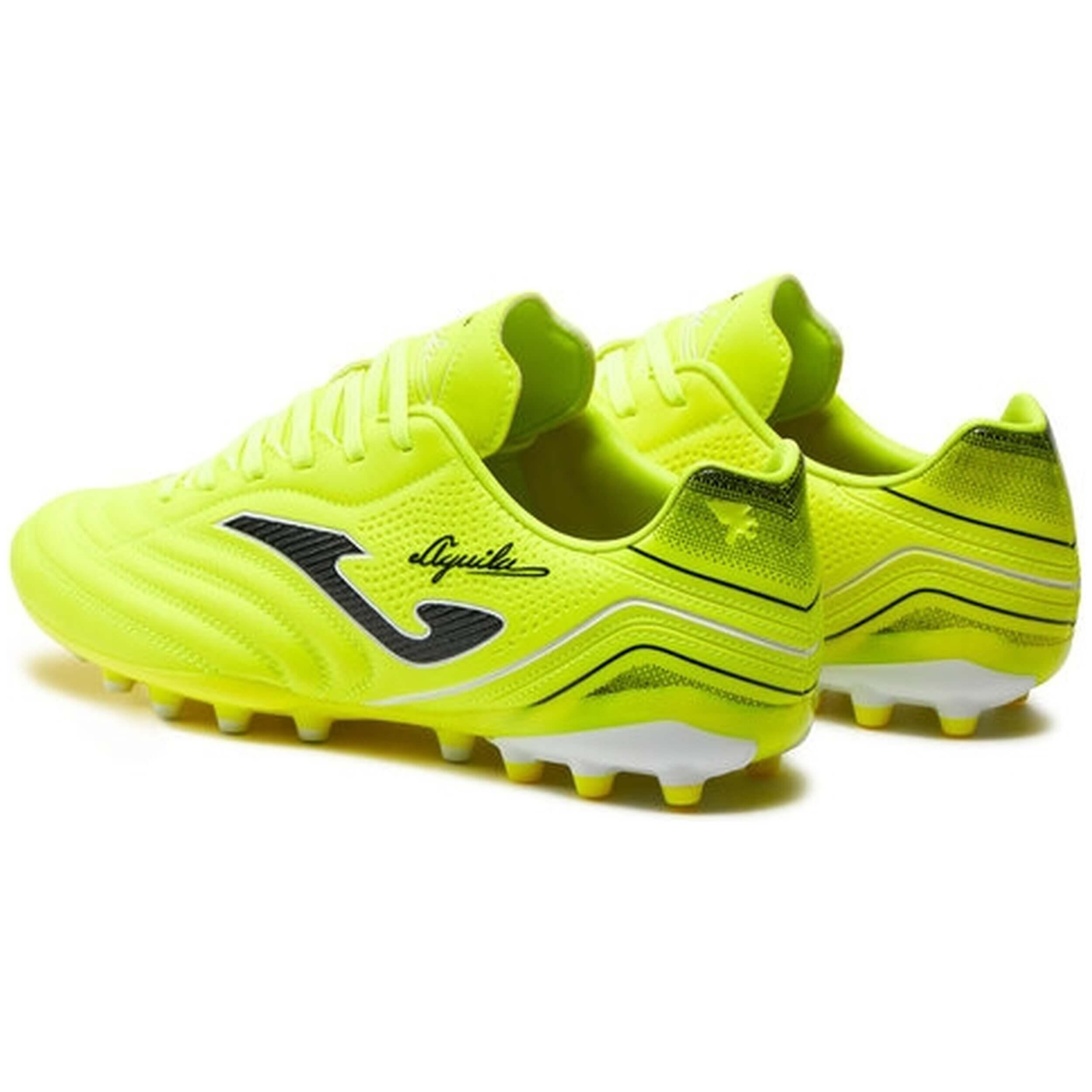 Chaussures Football Football Adulte Joma Aguila 24 AG Jaune Fluo 4/4