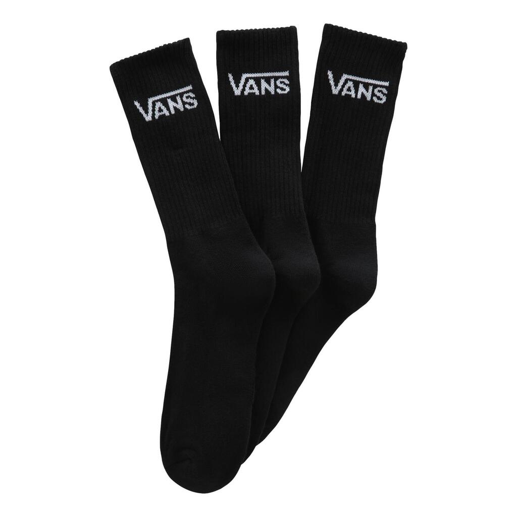 Vans Crew 3 Pack Socks - Black