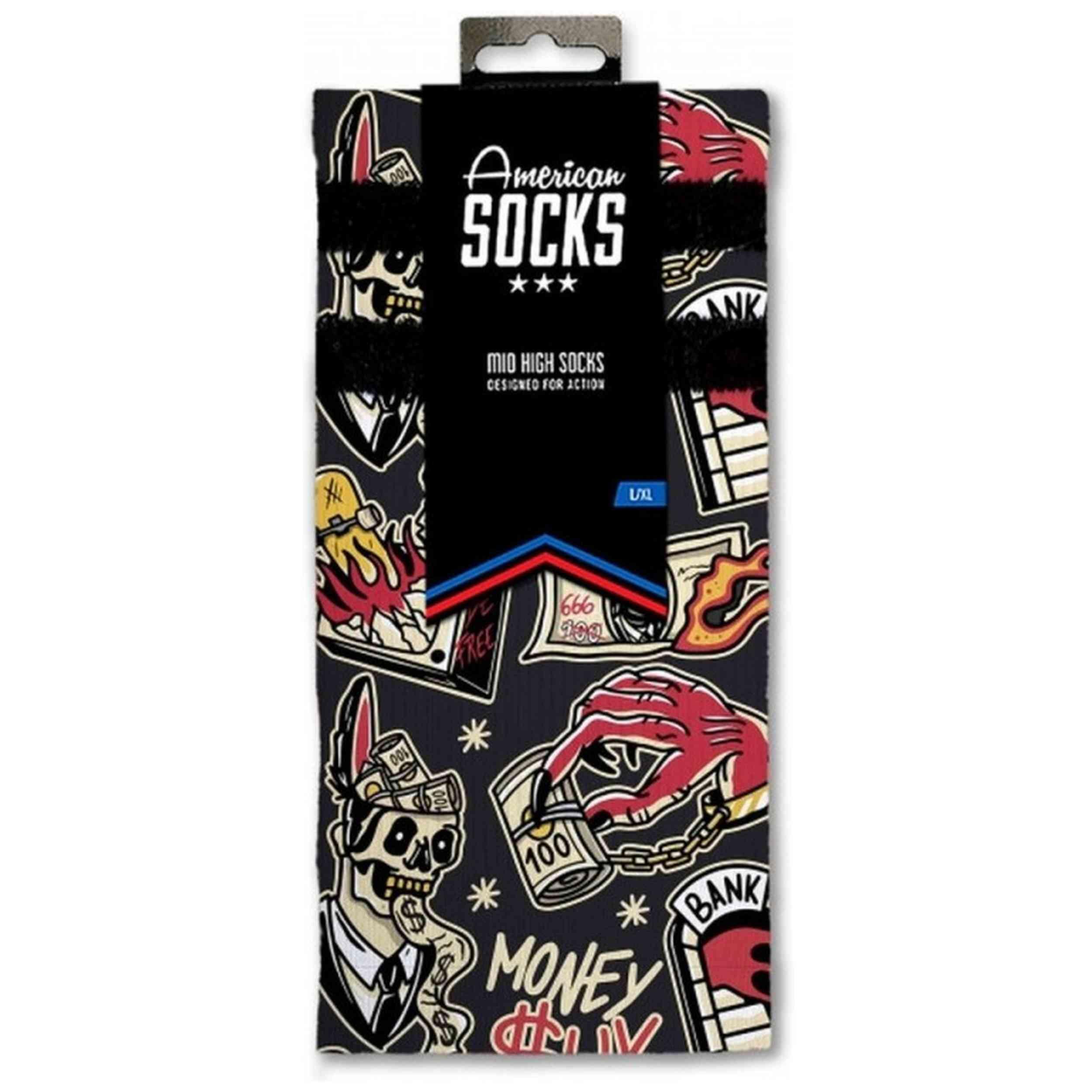 Sokken American socks model Money Sucks voor unisex 3/7