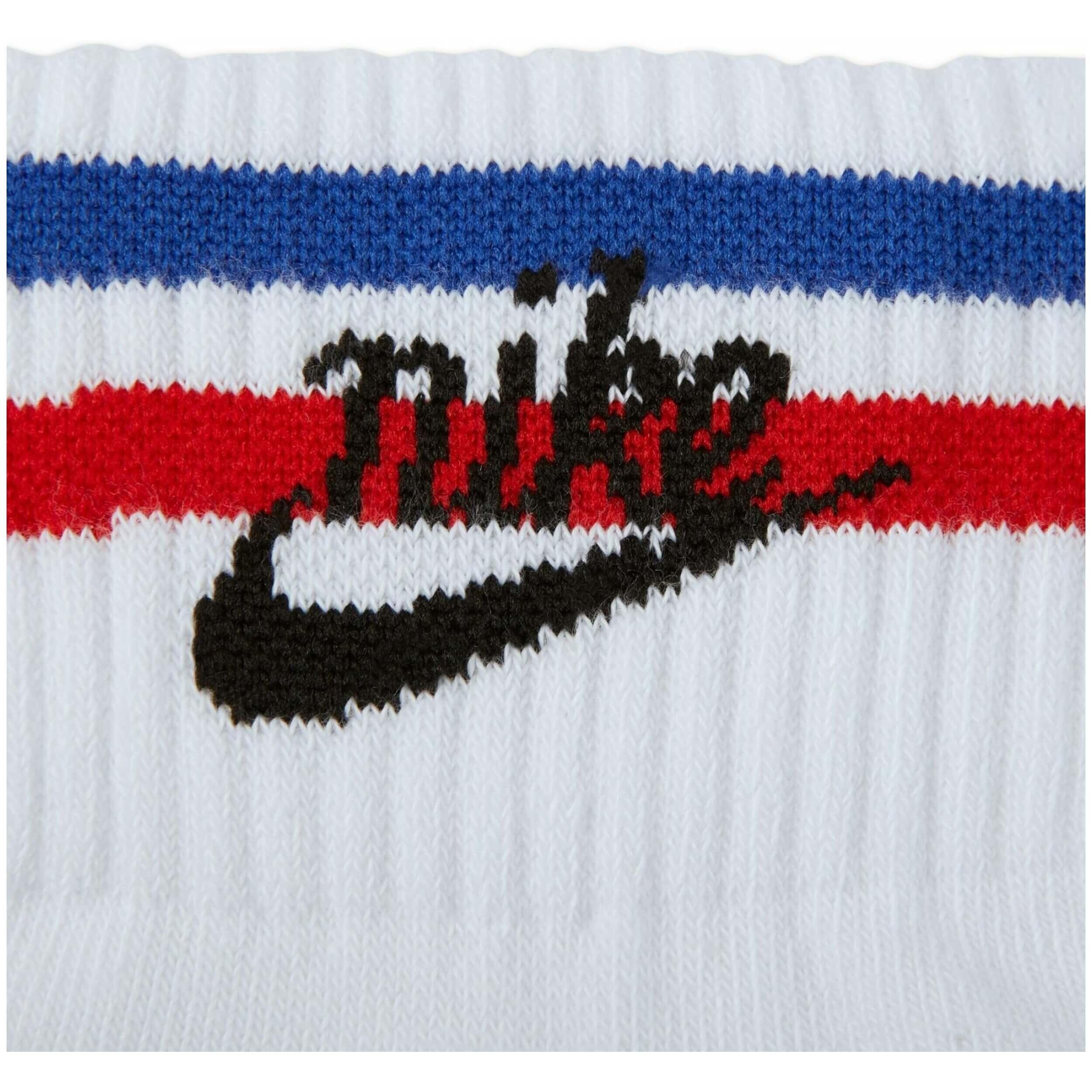 Meias unissexo para adultos Essentials Everyday Socks (pack de 3) (Branco) 3/3