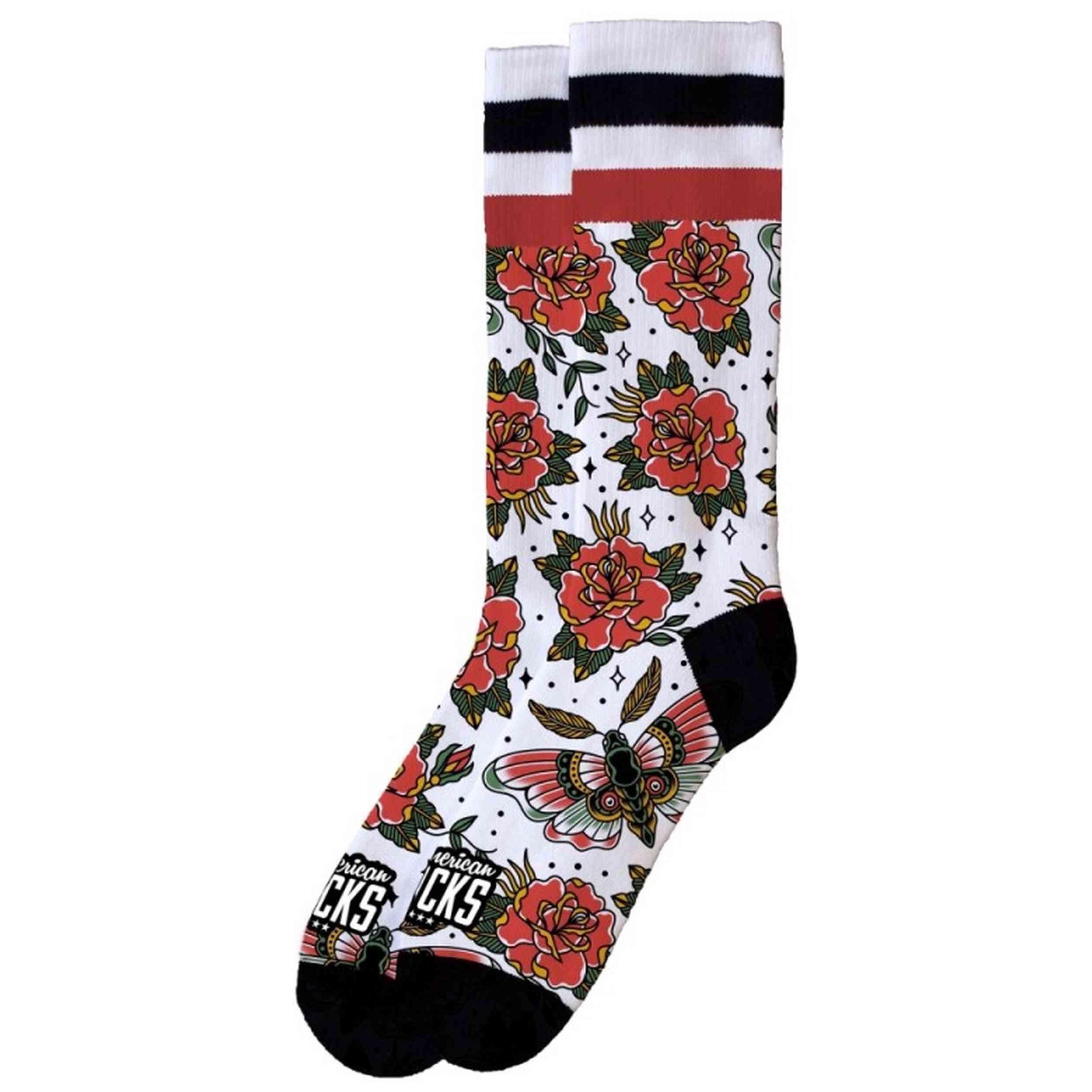 Sokken American socks model Moth Mid High voor unisex 2/7