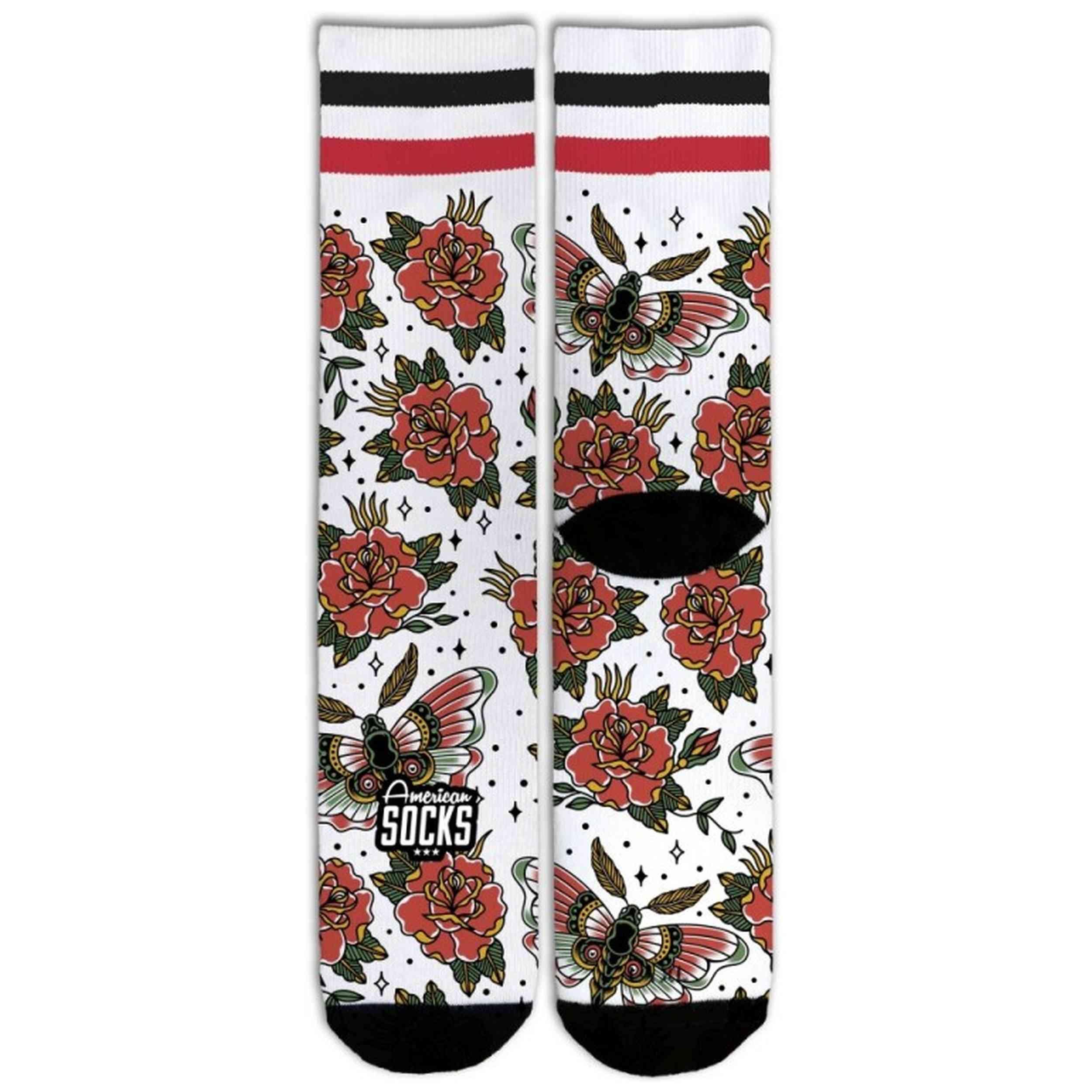 Sokken American socks model Moth Mid High voor unisex 1/7