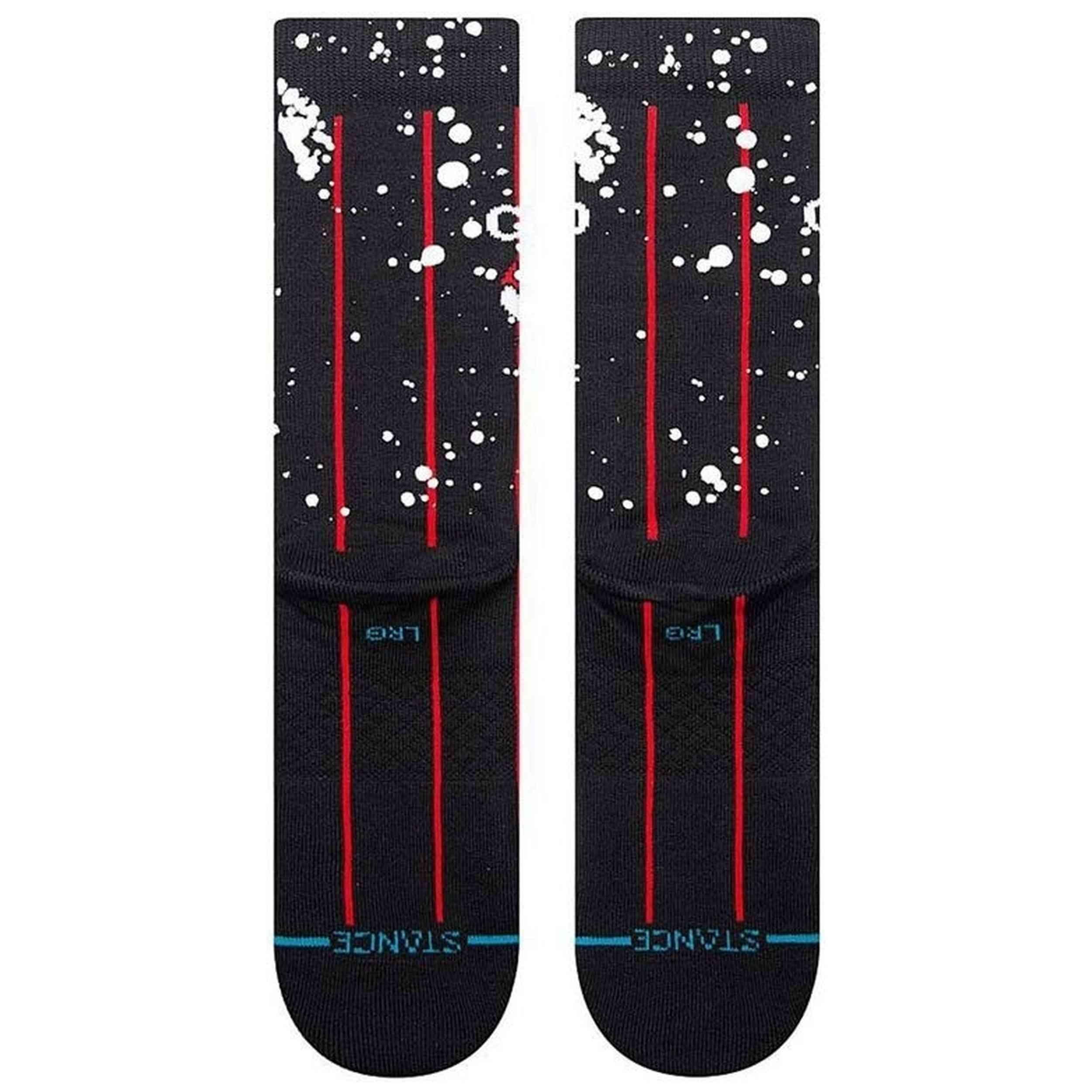 Calcetines Stance modelo NBA Hardwood Overspray Bulls para unisex 3/3
