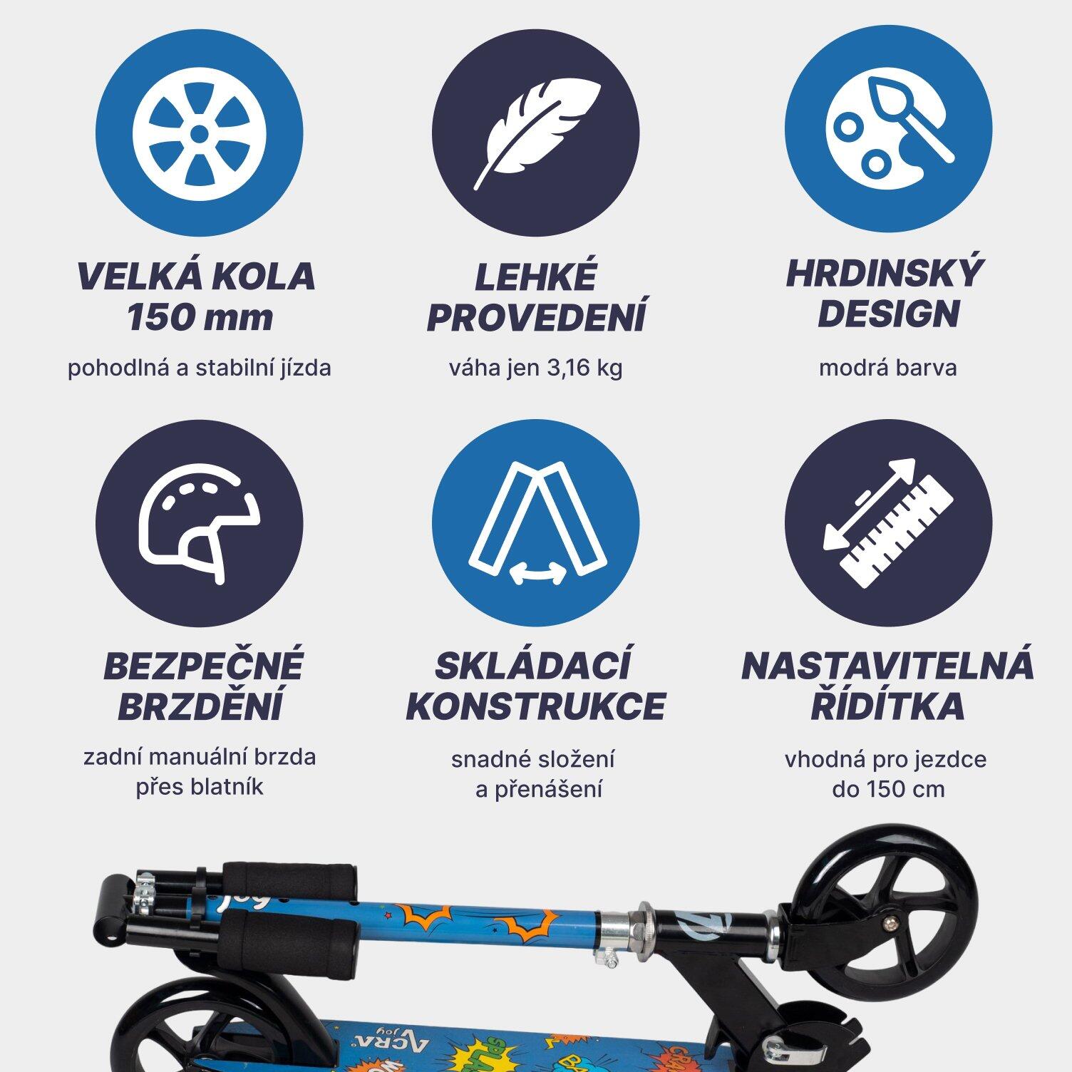 Dětská koloběžka Joy Superhero 4/7