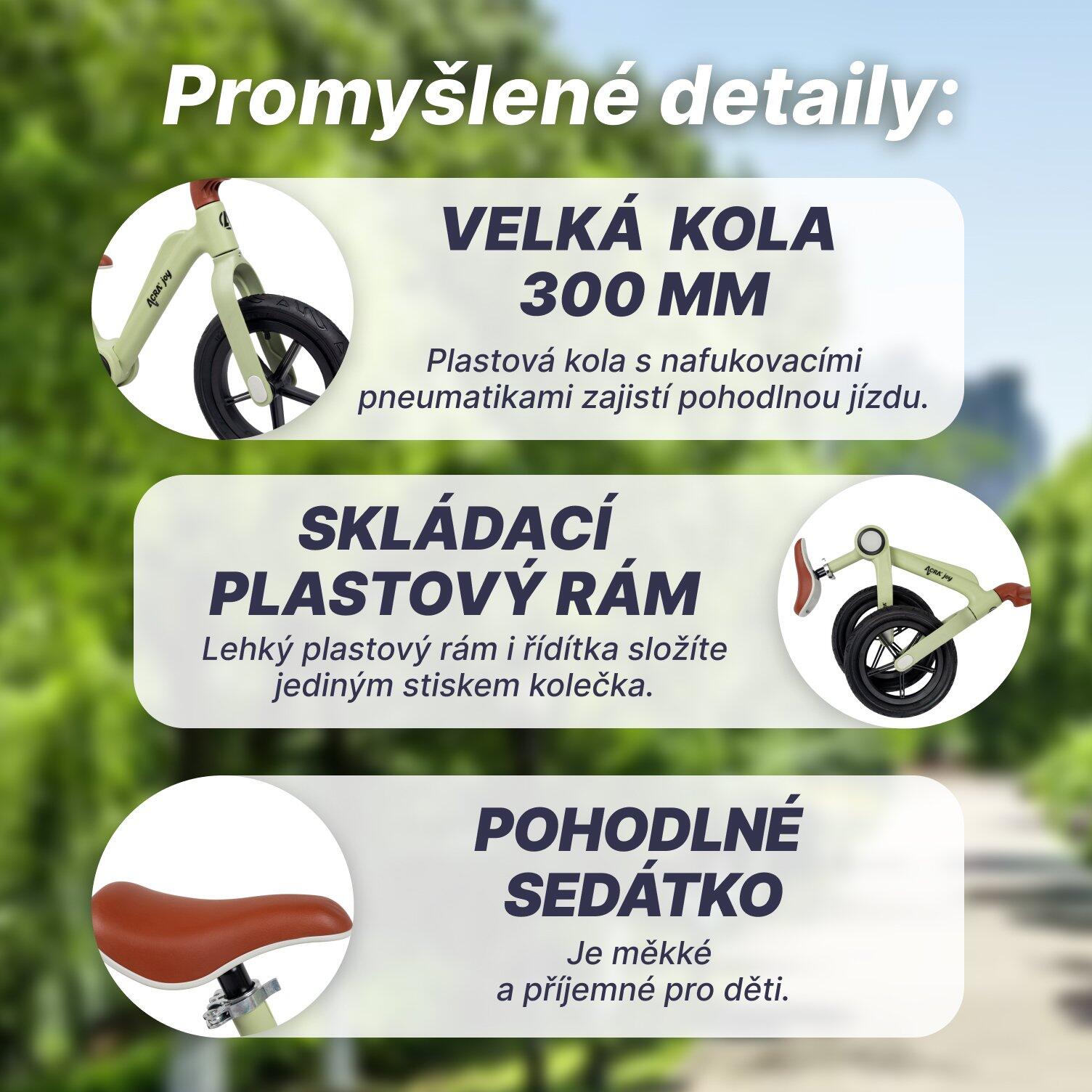 Odrážedlo Joy Streeter skládací, plastové 5/7