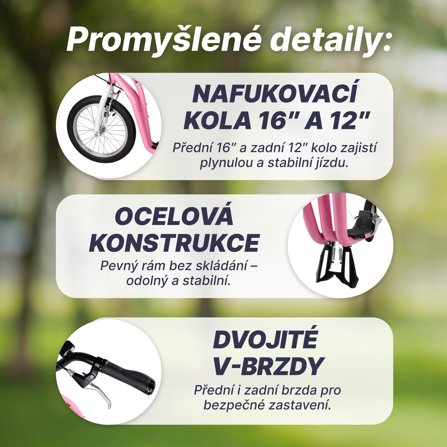 Dětská koloběžka Joy Jolly 16" 6/7