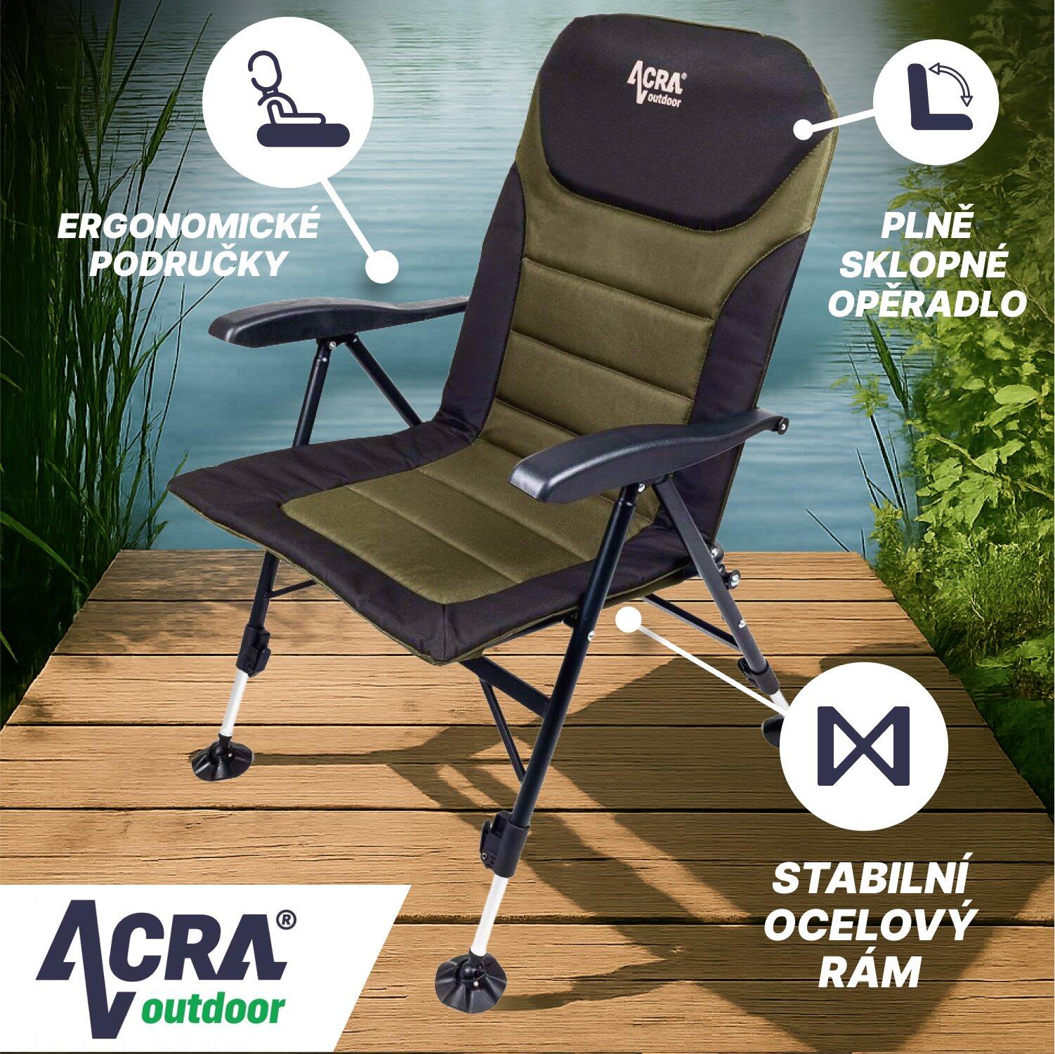 Křeslo Outdoor Comfort s nastavitelnou tuhostí sedáku 5/7