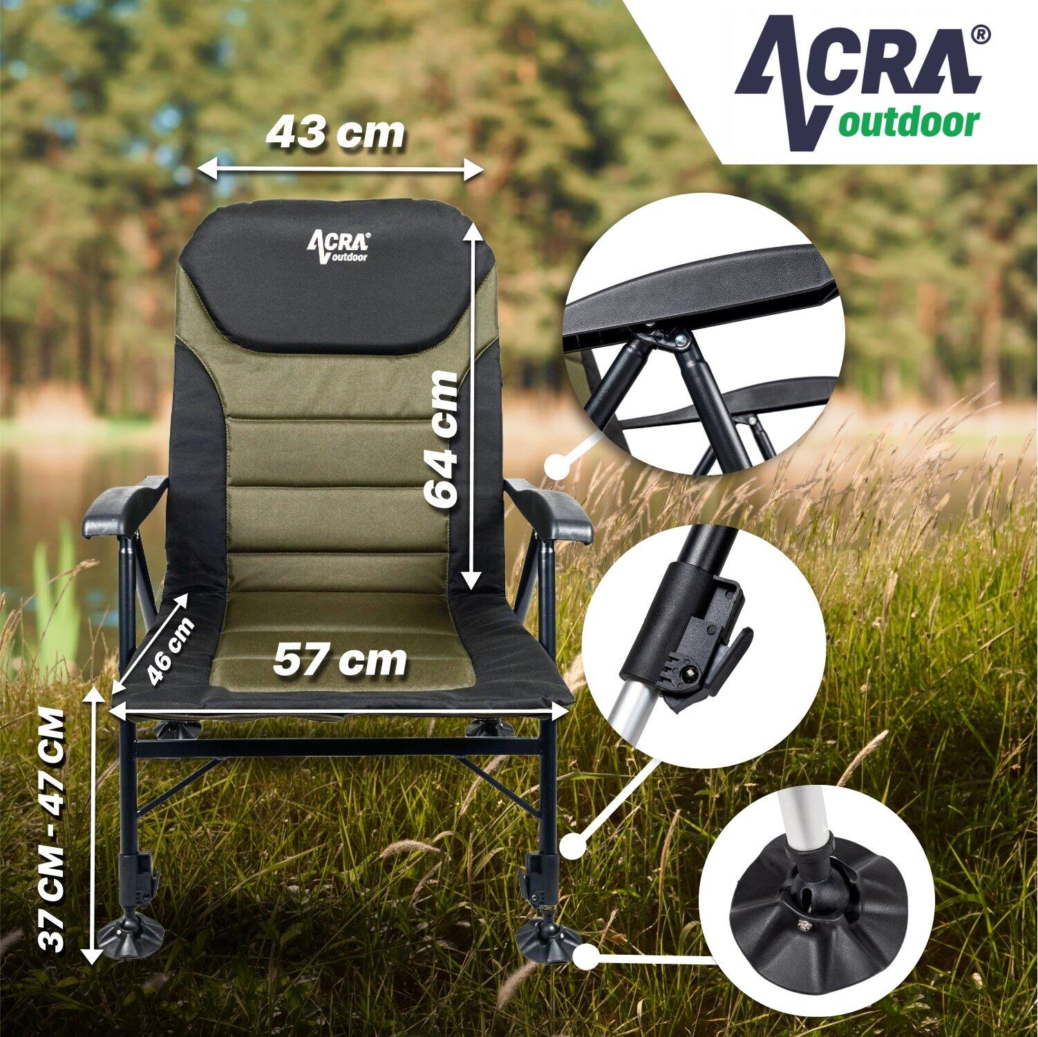 Křeslo Outdoor Comfort s nastavitelnou tuhostí sedáku 4/7