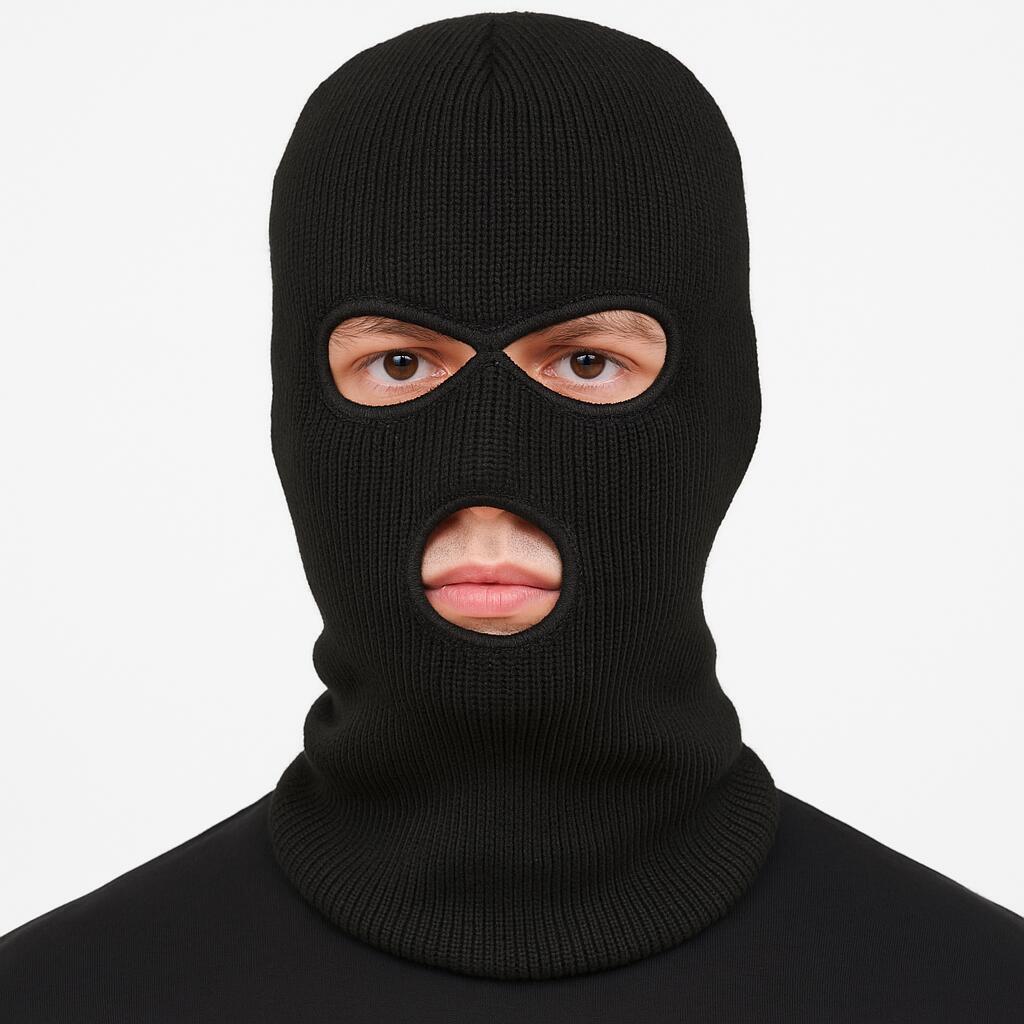 WARM KNITTED Thermal BALACLAVA Motorbike Biker Ski Snowboard Hat Face Hood Mask