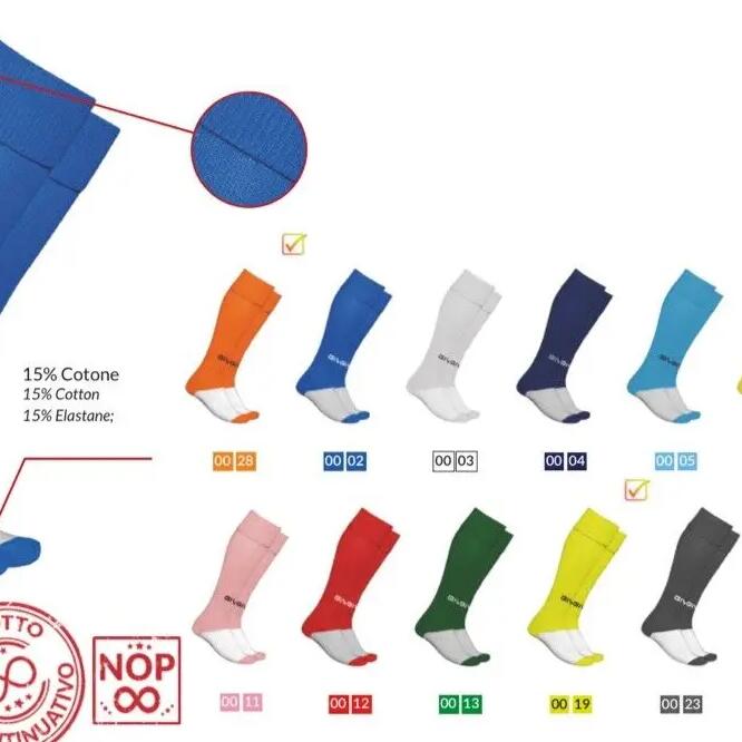 Givova Calcio Football Socks Adult One Size UK6.5 - UK12 , EU40 - EU47 Brand NEW