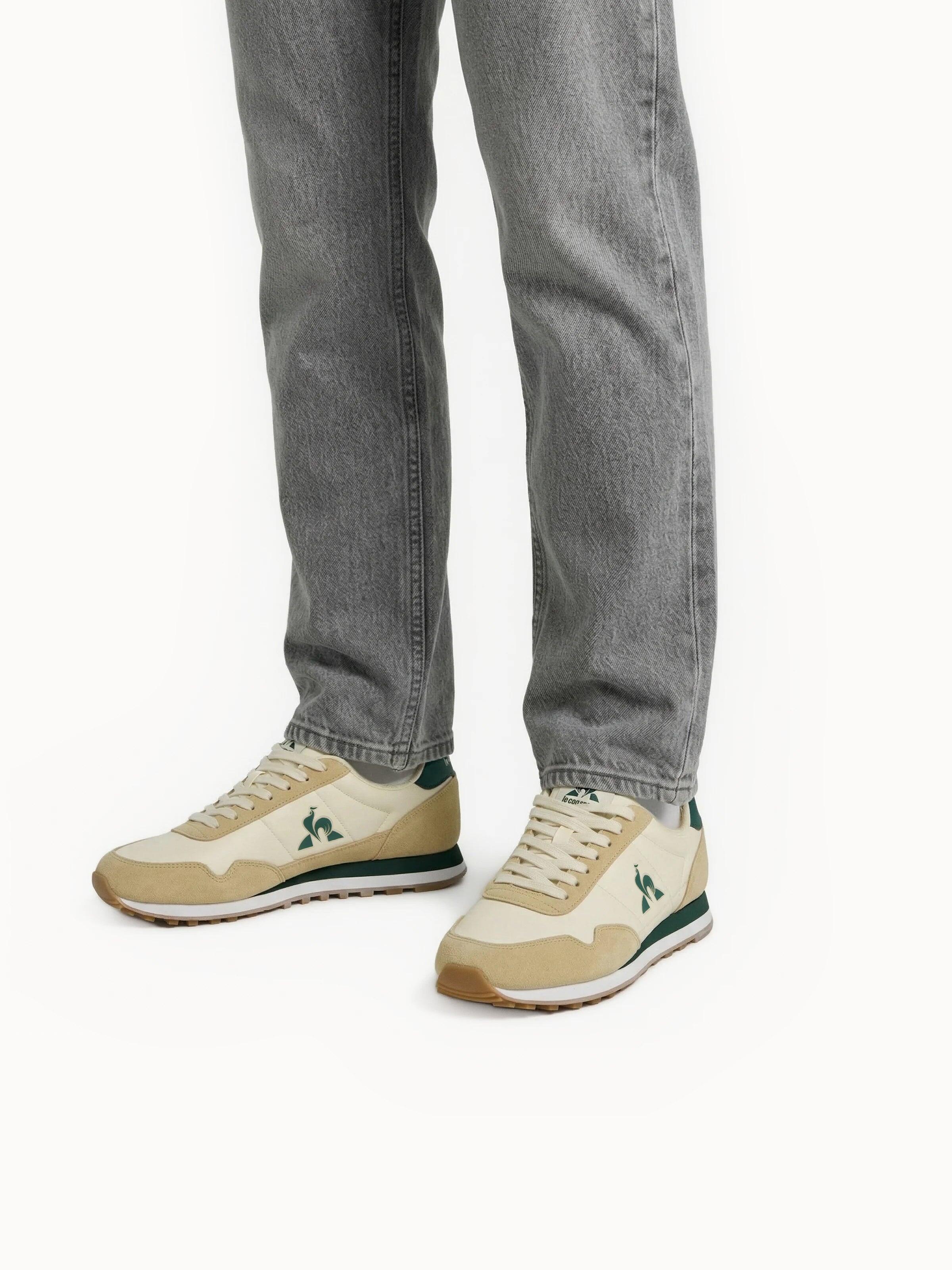 Sneakers retro-running en textile et suede Astra 2/6