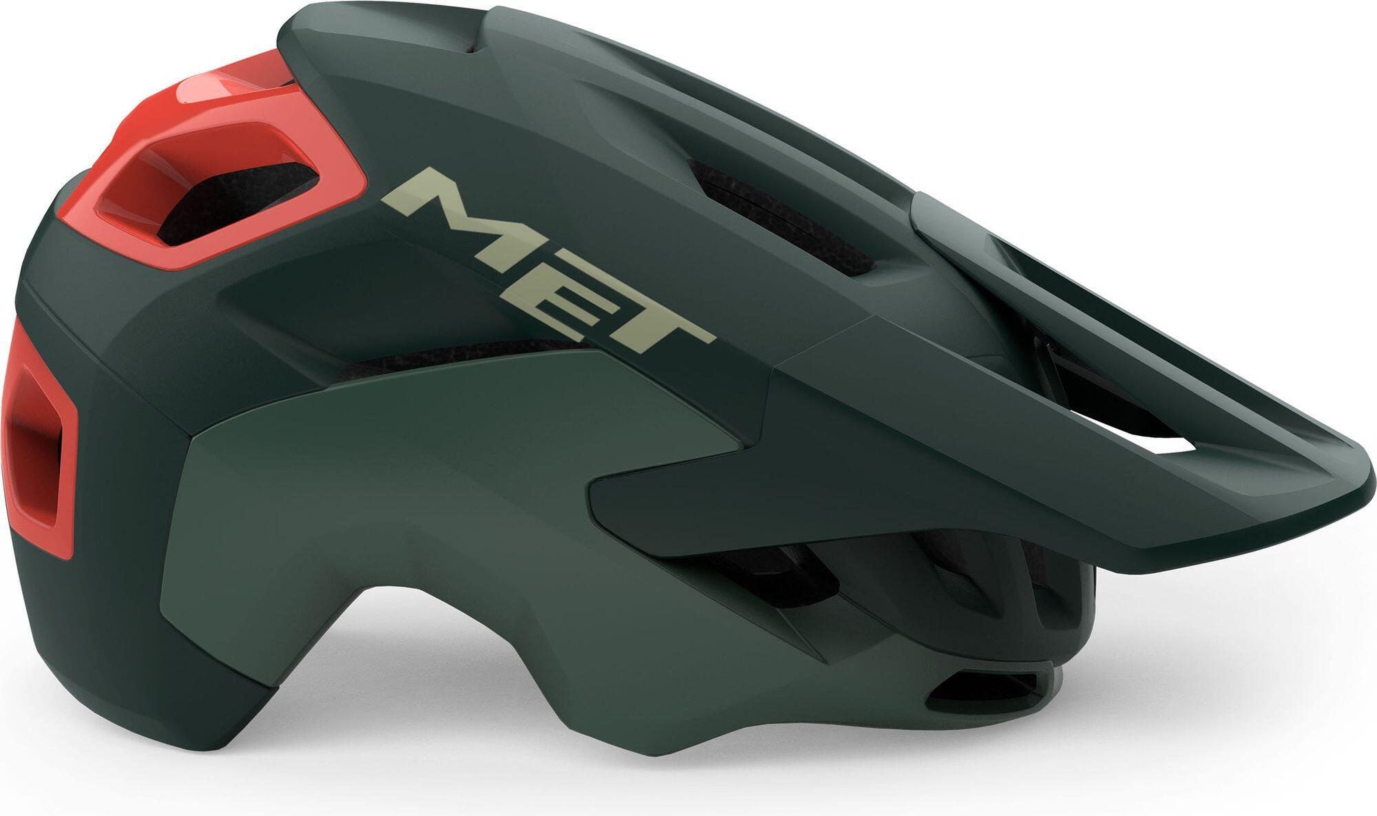 Casque VTT Met Revo Mips Bleu Vert 3/4