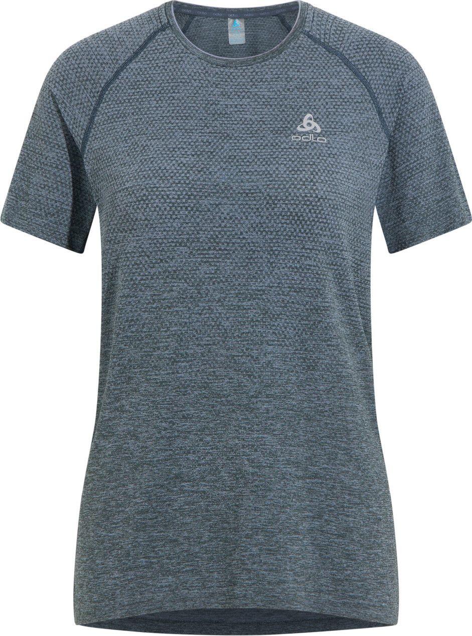 T-Shirt Running Odlo Essentials Seamless Bleu Femme 1/6