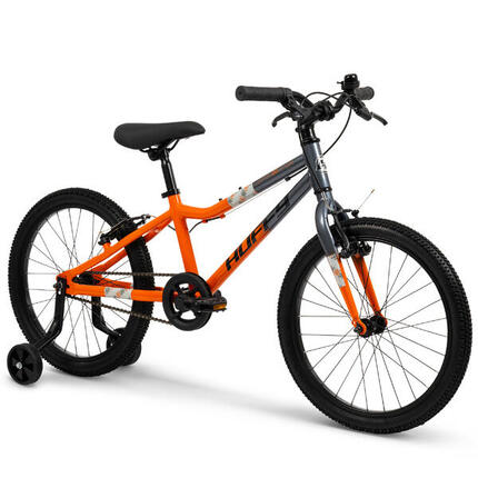 Vélo Huffy Literide 20 pouces à vitesse unique, orange et gris, 7 à 9 ans
