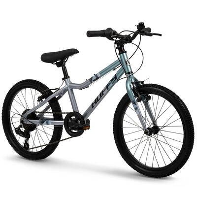 Huffy 20-inch literide 7-versnellingen, hemelsblauw en grijs, 7 tot 9 jaar