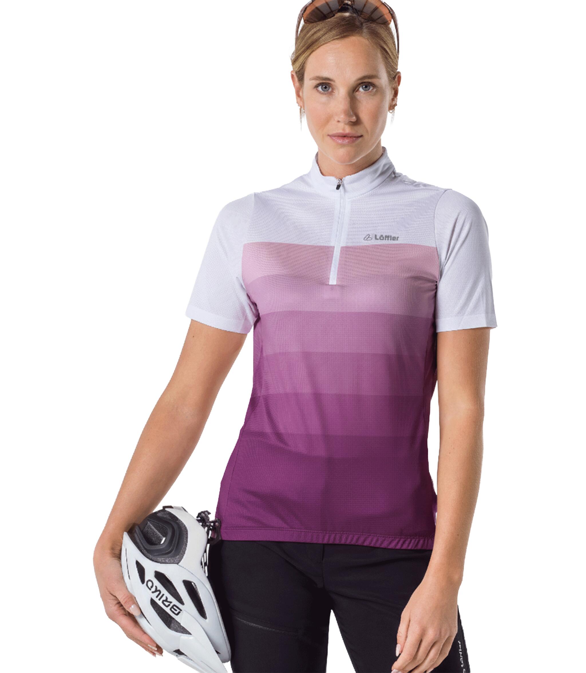Maillot 1/4 de zippe femme Löffler Rainbow MID 3/3