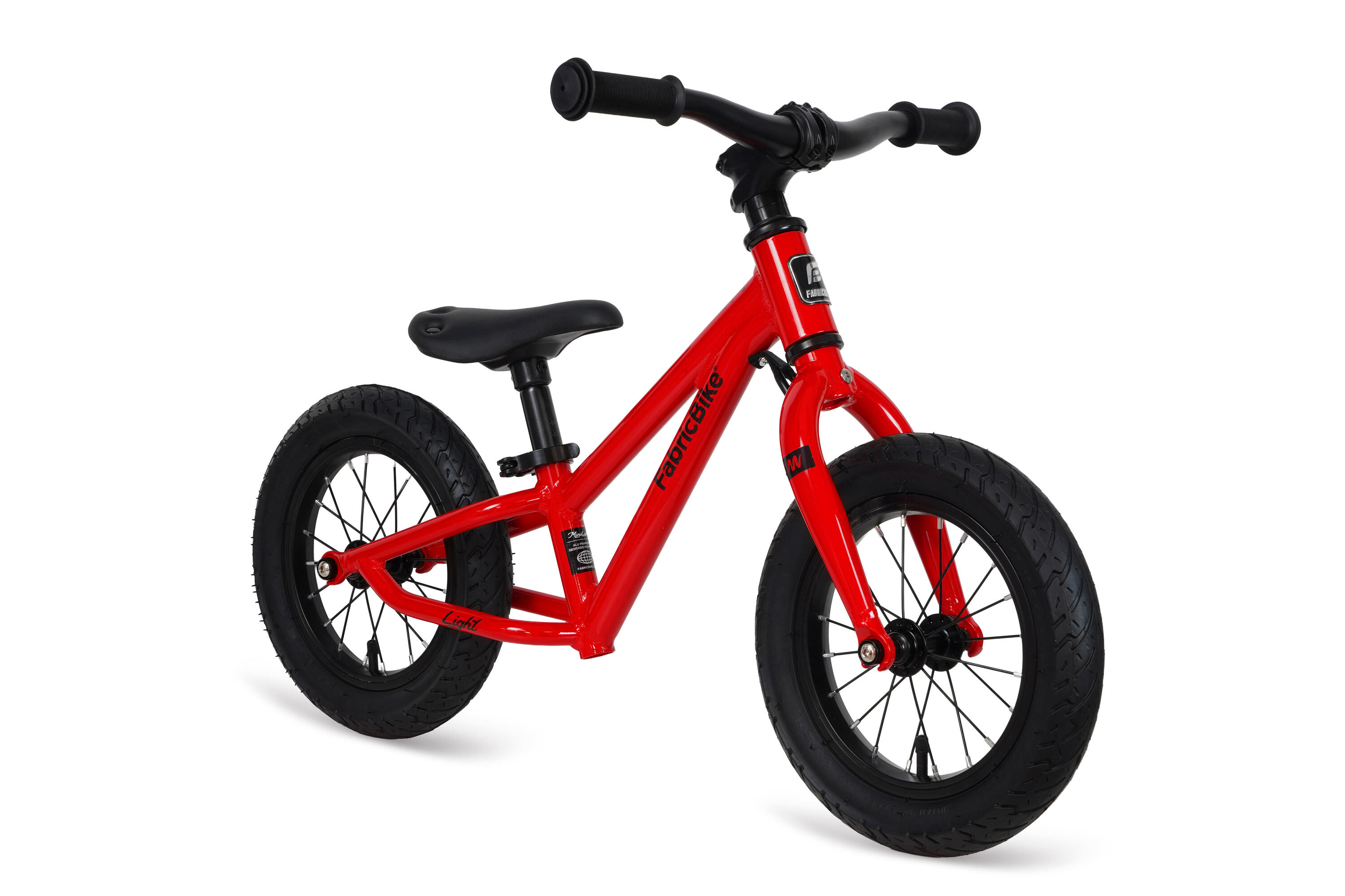 Bicicleta de equilíbrio para crianças 12" MINI LIGHT alumínio.  Matte Red 2/7