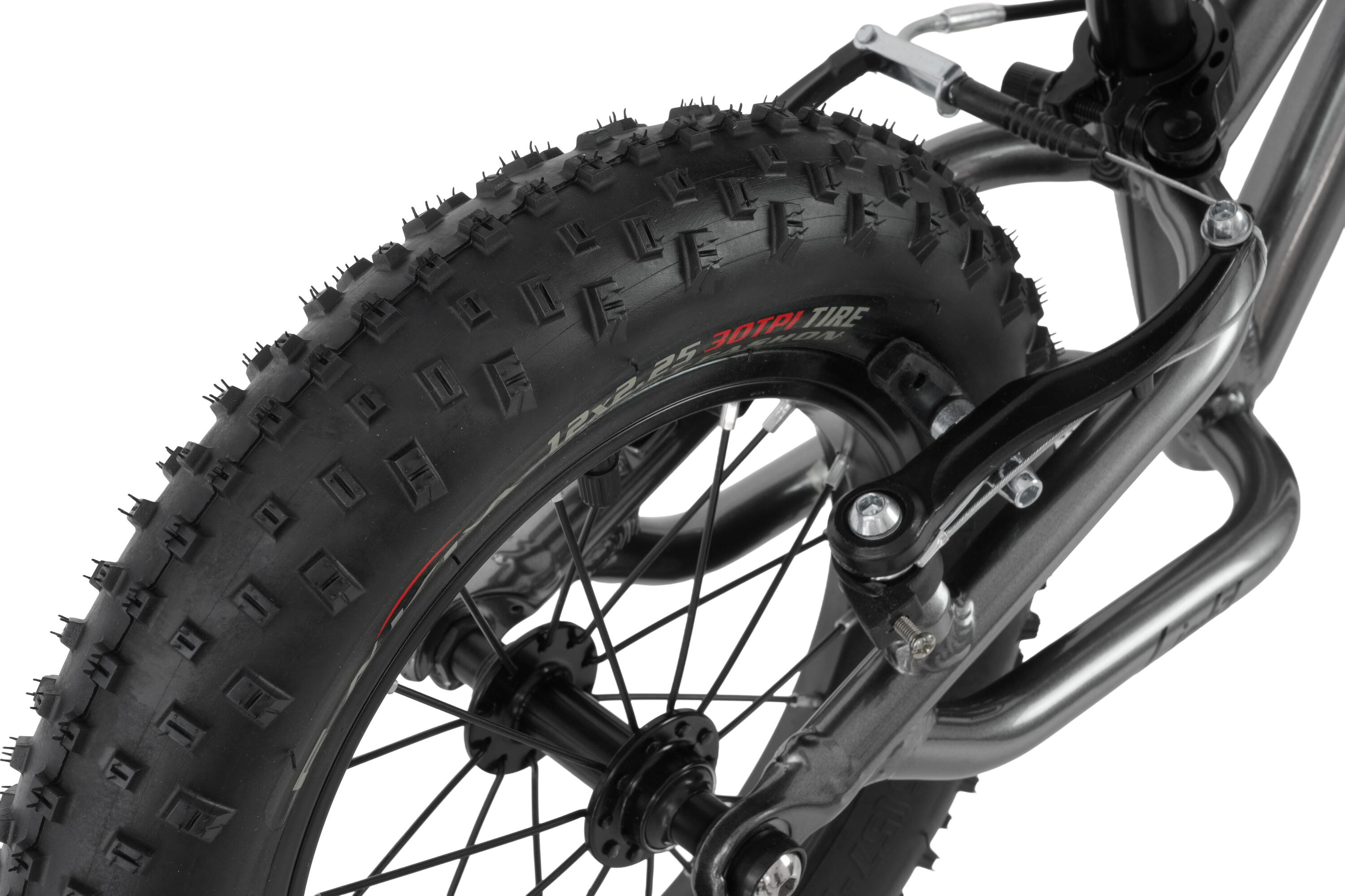 Bicicleta de equilíbrio para crianças 12" MINI LIGHT alumínio. Space Grey  Cross 5/7