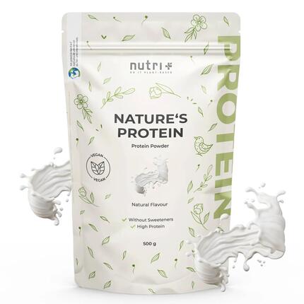 Natures Protein - Eiweißpulver ohne Süßstoff - Banana 500g