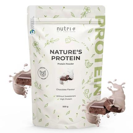 Natures Protein - Eiweißpulver ohne Süßstoff - Banana 500g