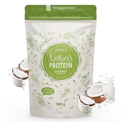 Natures Protein - Eiweißpulver ohne Süßstoff - Banana 500g