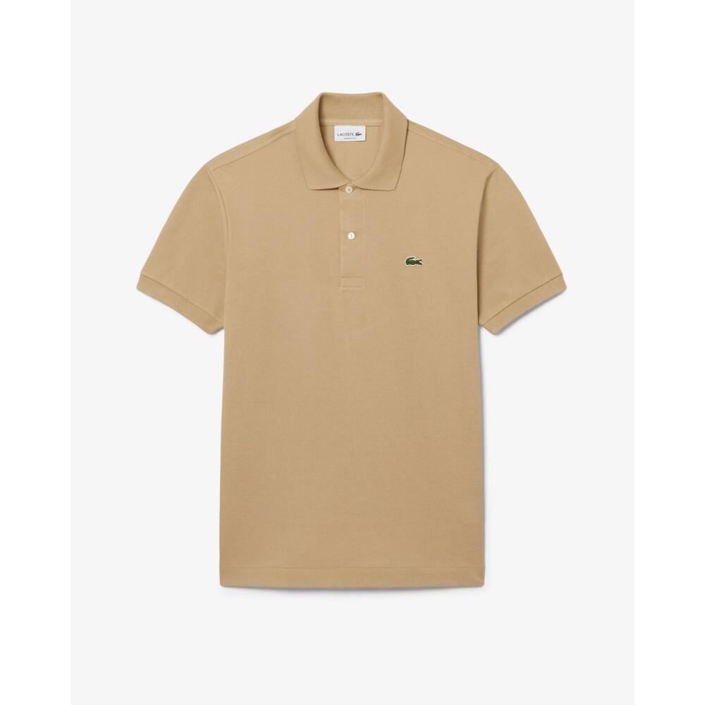 Lacoste Modèle L1212 Short Sleeved Ribbed Collar S Couleur Marron 6/6