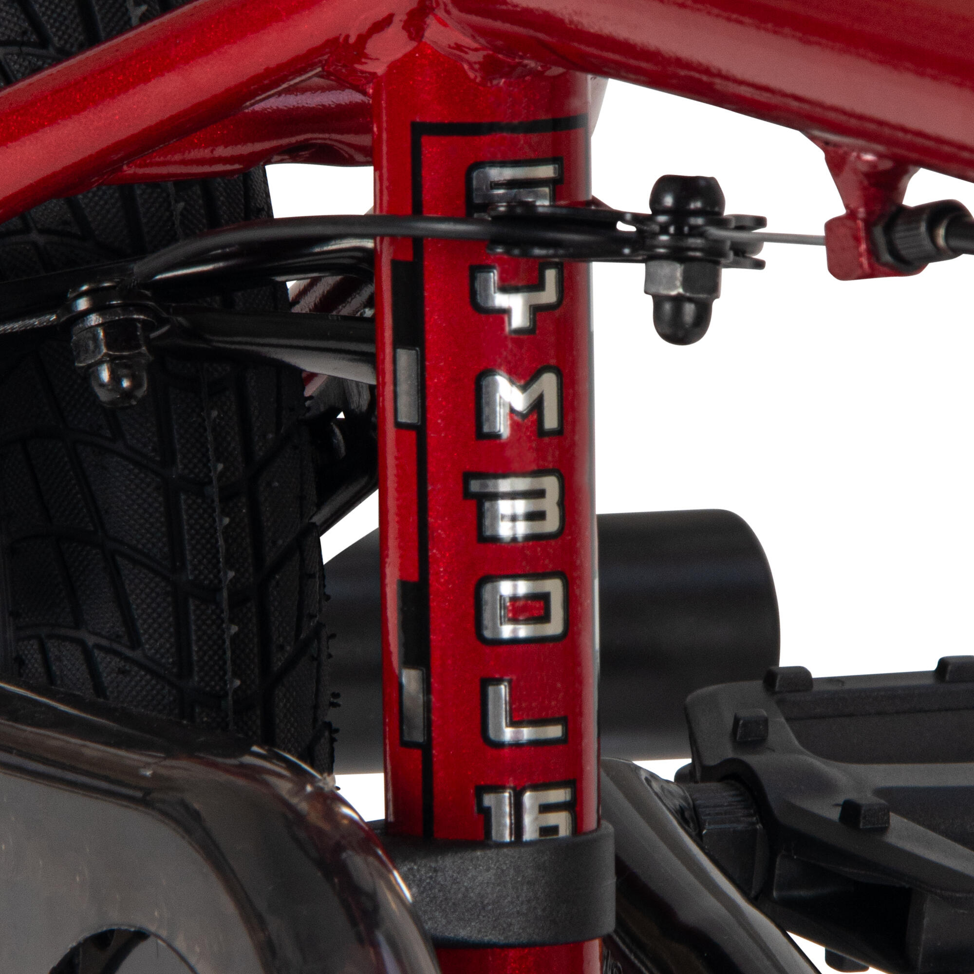 Symbol freestyle BMX-fiets, 16-inch, rood 7/7