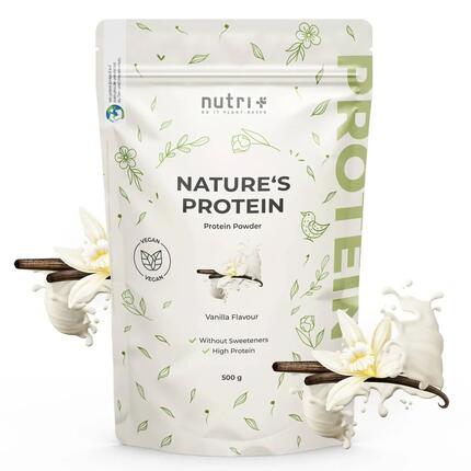 Natures Protein - Eiweißpulver ohne Süßstoff - Banana 500g