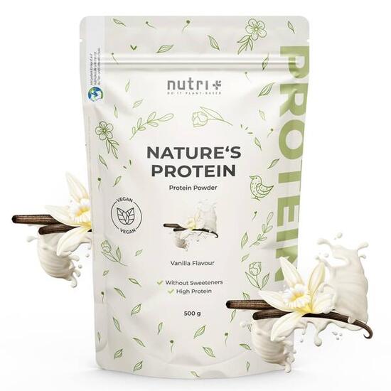 Natures Protein - Eiweißpulver ohne Süßstoff - Banana 500g