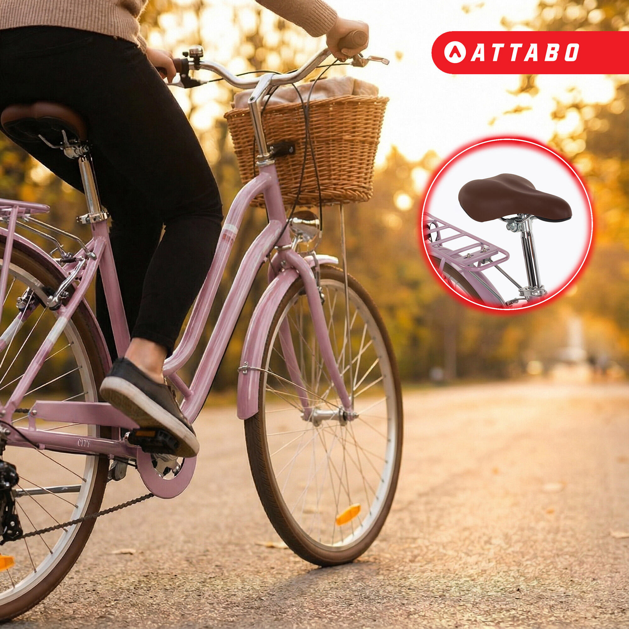 Rower miejski młodzieżowy ATTABO CITY 26" 2/7