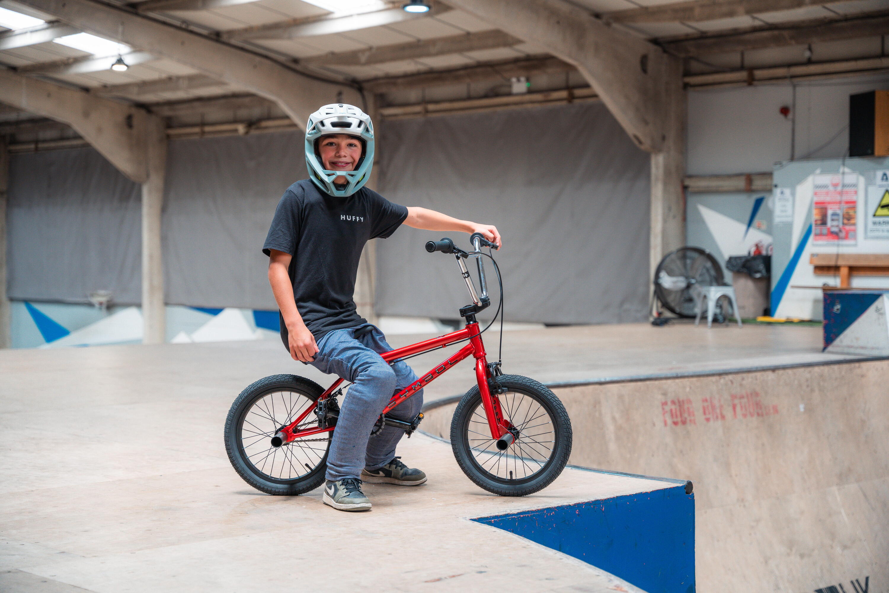 Symbol freestyle BMX-fiets, 16-inch, rood 4/7